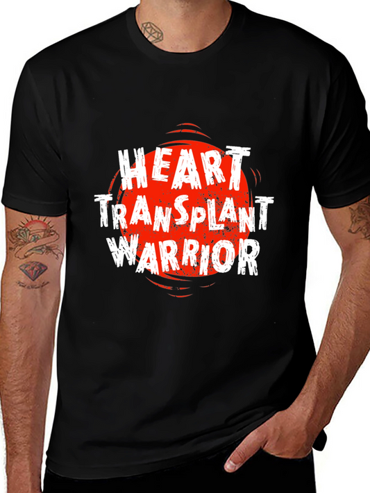 Heart Transplant Warrior Graphic Tee - Black