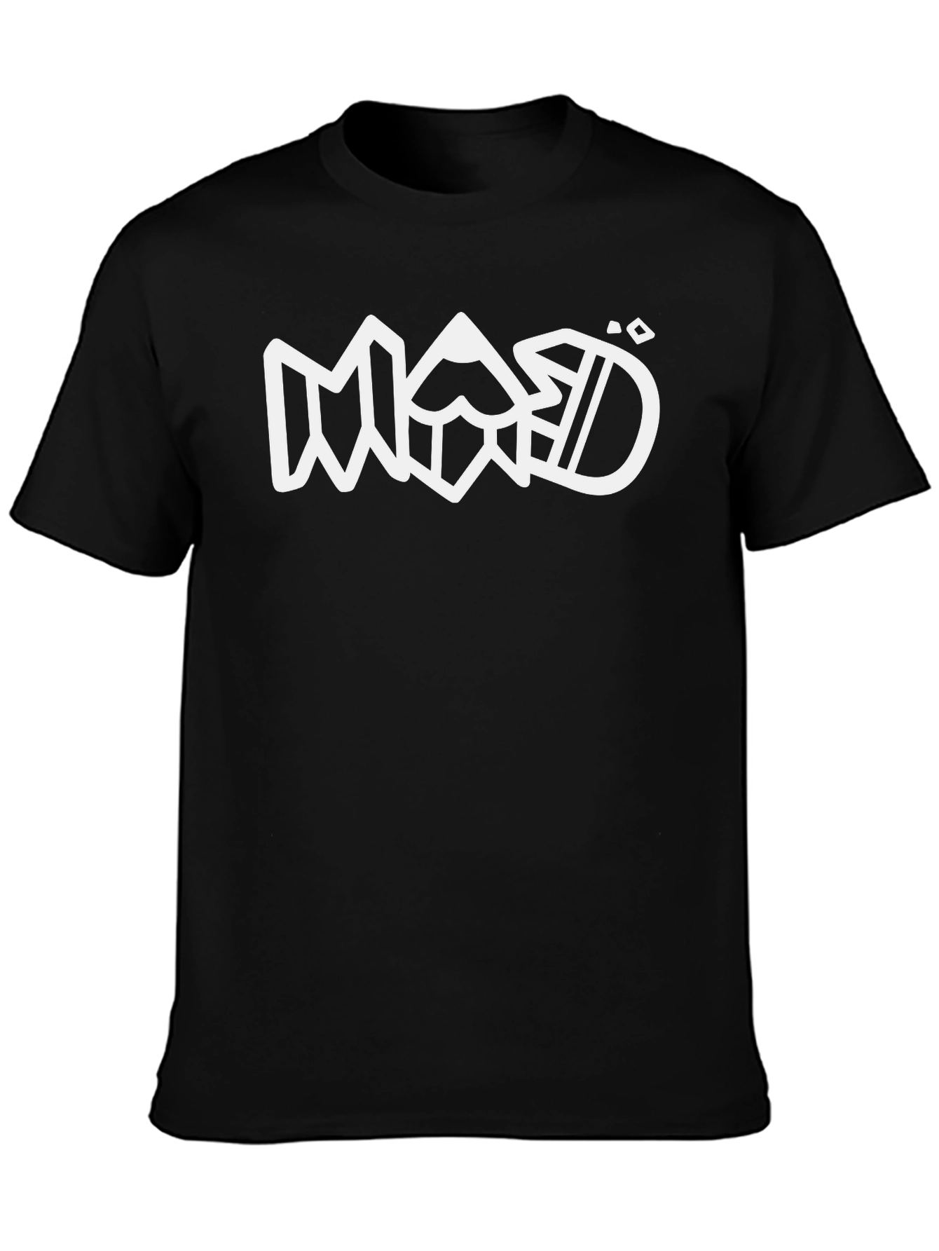 MAD Graphic Tee - Modern Black T-Shirt