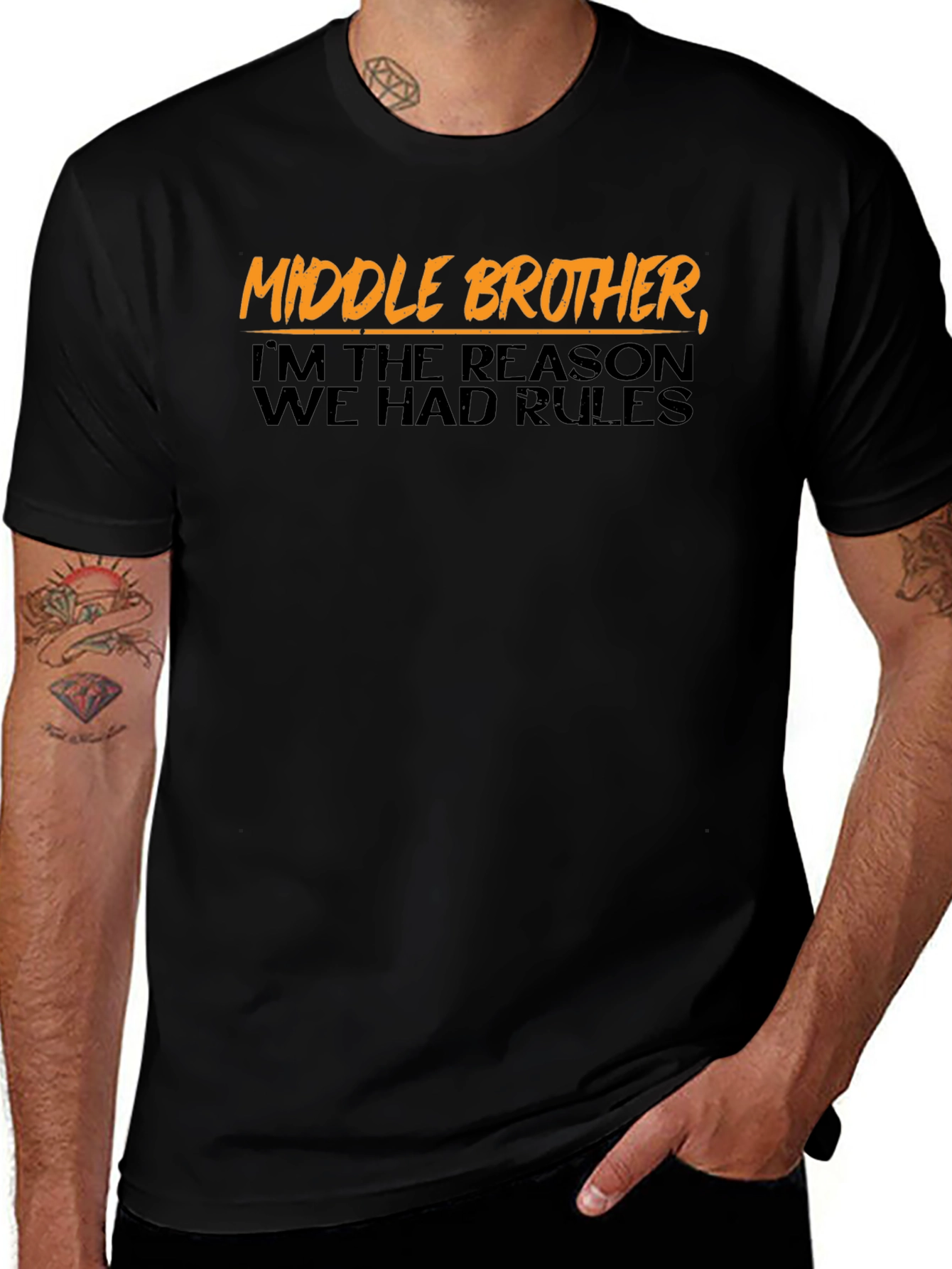 Middle Brother T-Shirt - Reason for the Rules!