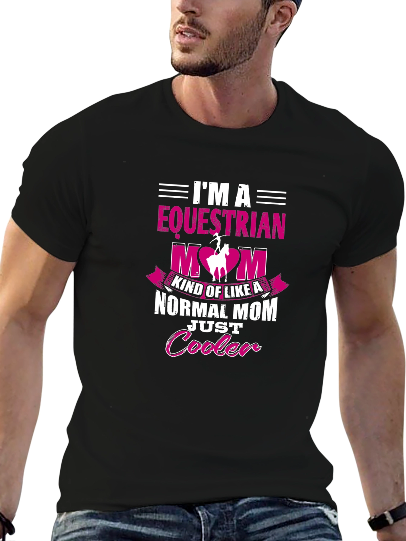 Equestrian Mom T-Shirt - Just Cooler Design