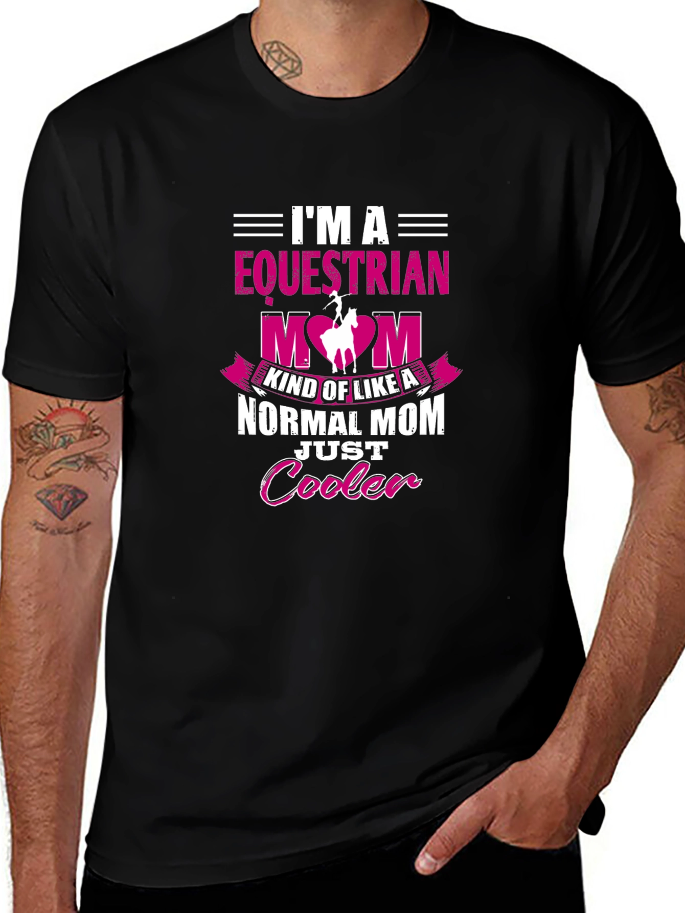 Equestrian Mom T-Shirt - Just Cooler Design