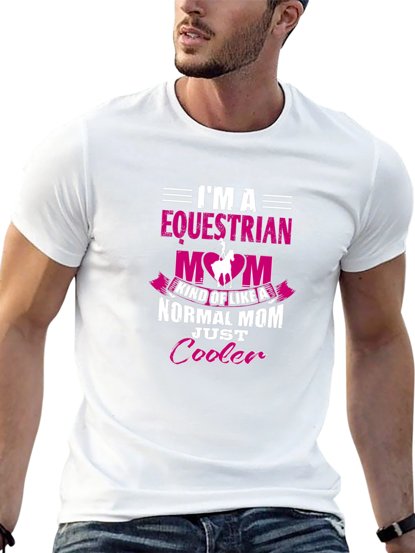 Equestrian Mom T-Shirt - Just Cooler Design