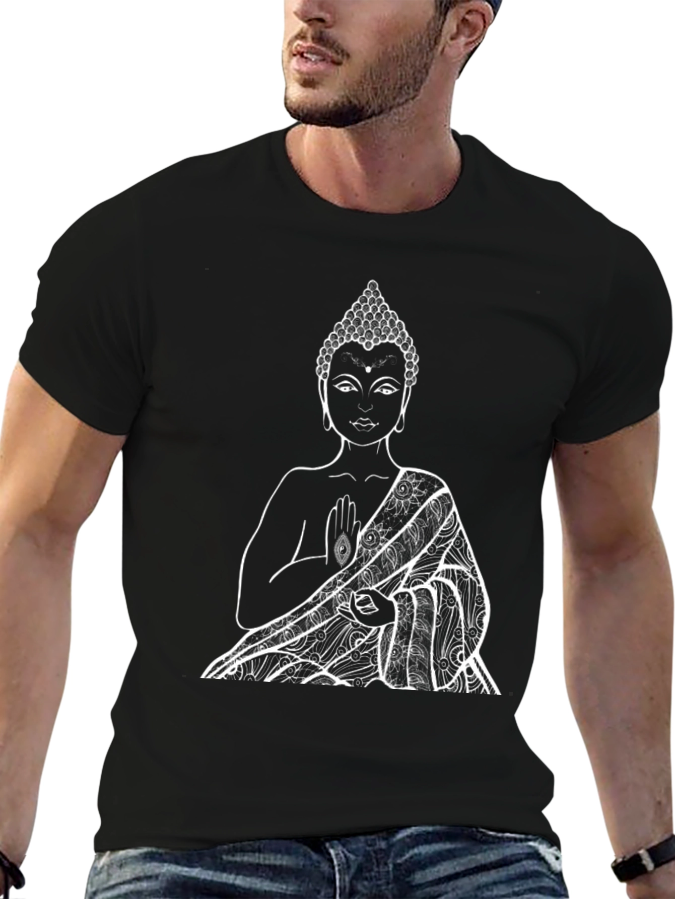 Buddha Graphic T-Shirt - Spiritual Zen Design