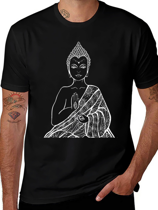 Buddha Graphic T-Shirt - Spiritual Zen Design
