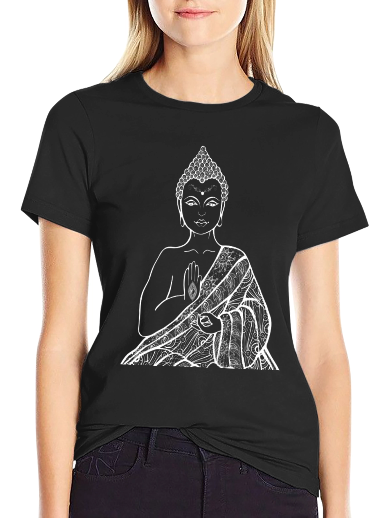 Buddha Graphic T-Shirt - Spiritual Zen Design