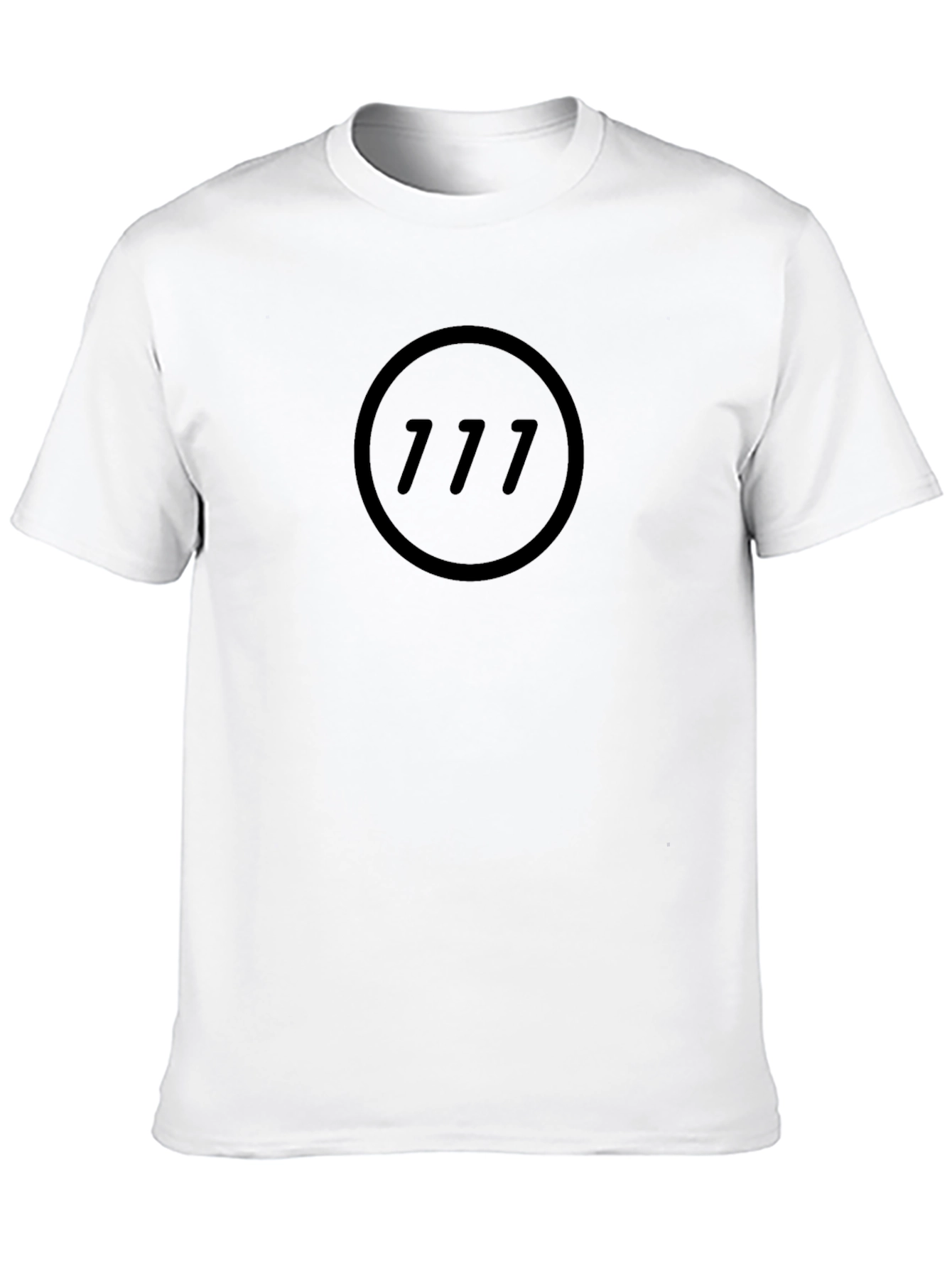 Black 777 Graphic Tee - Soft & Stylish