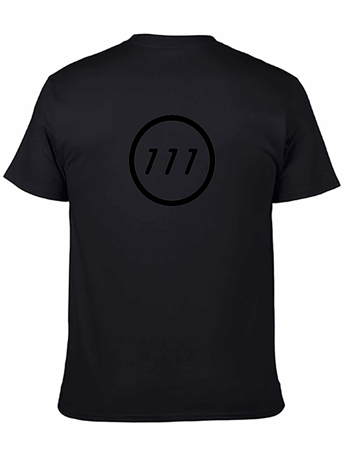 Black 777 Graphic Tee - Soft & Stylish