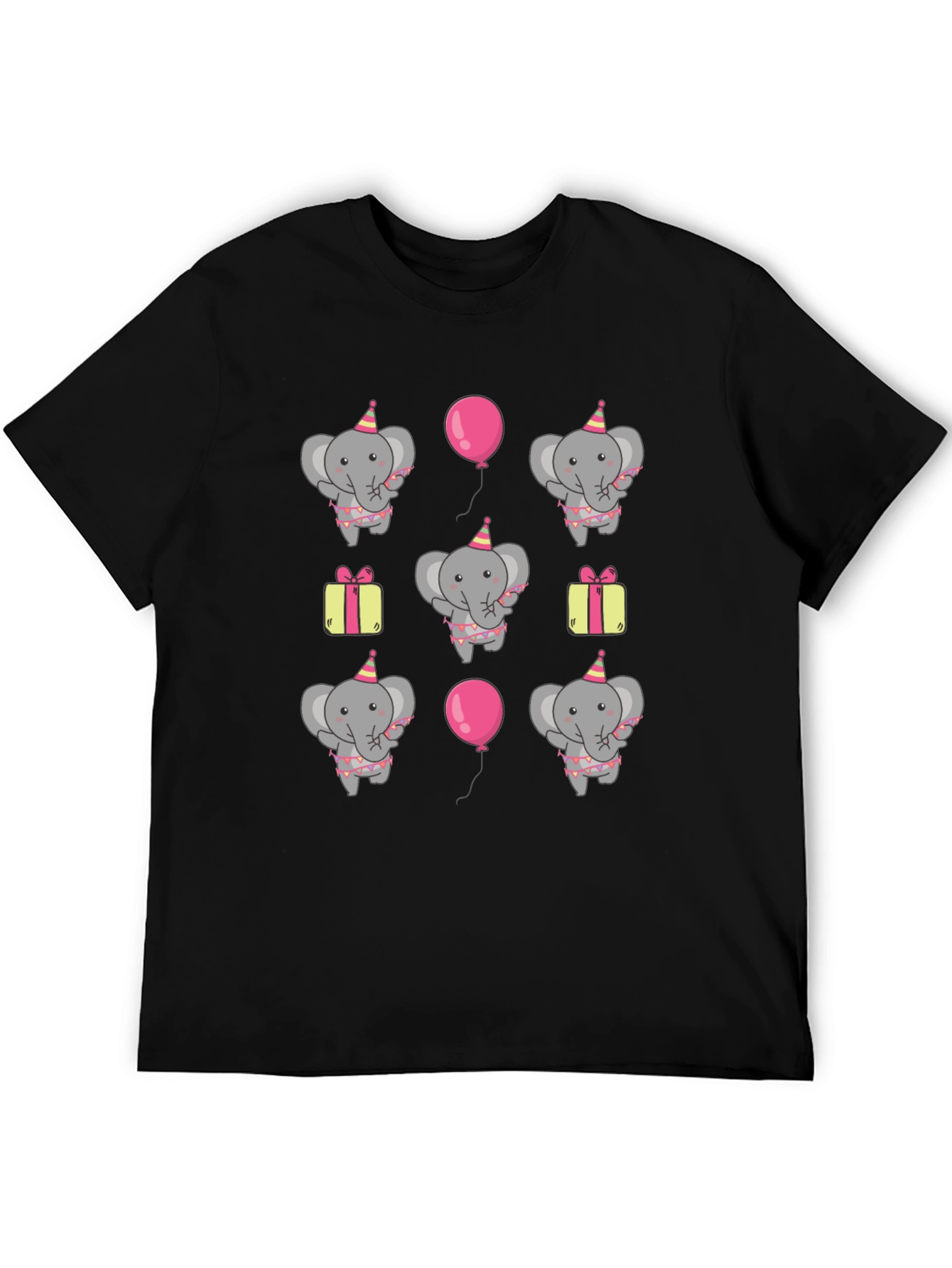 Elephant Birthday Party T-Shirt - Fun Graphic Tee