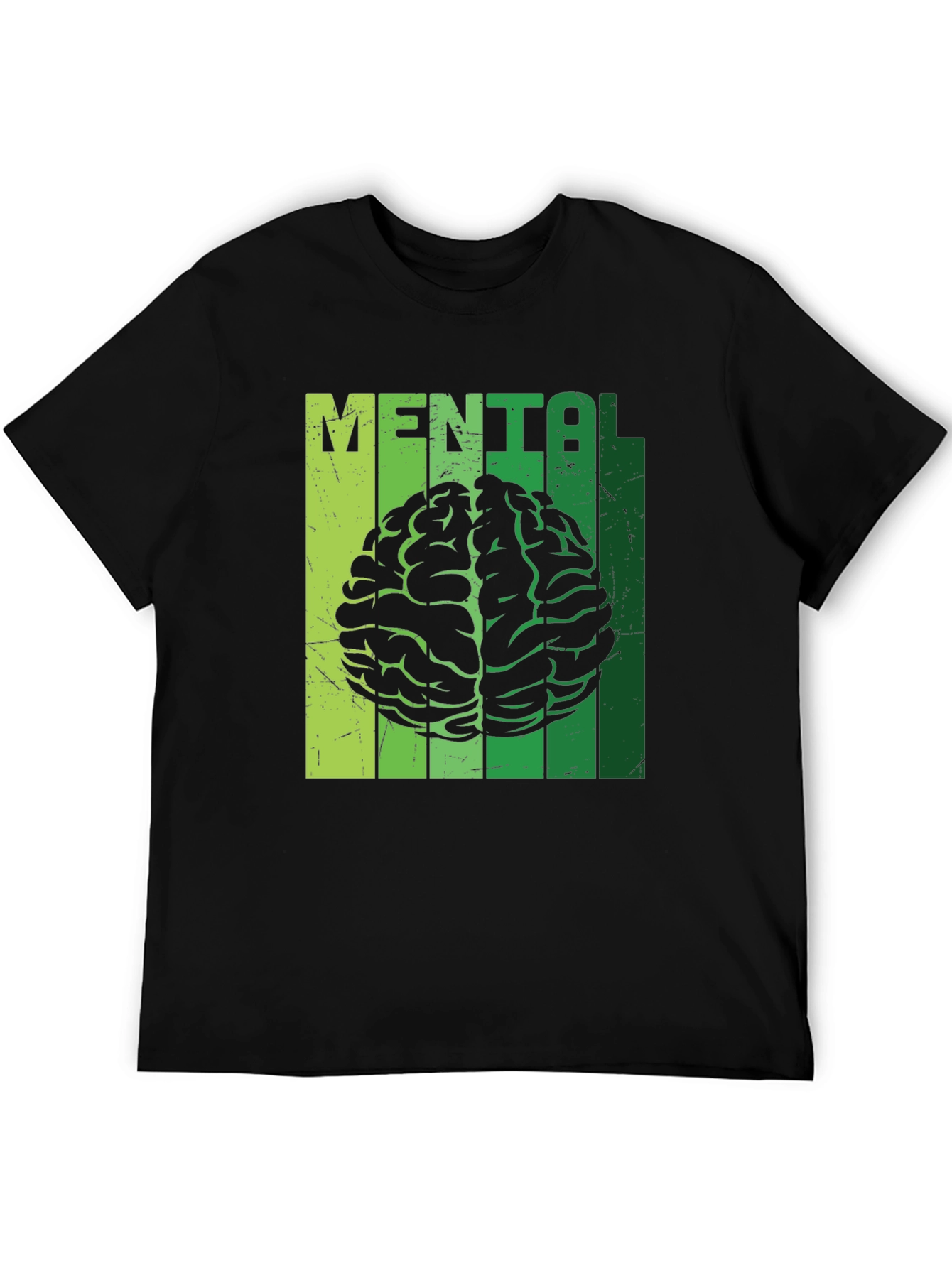Mental Brain Graphic Tee - Cool Novelty T-Shirt