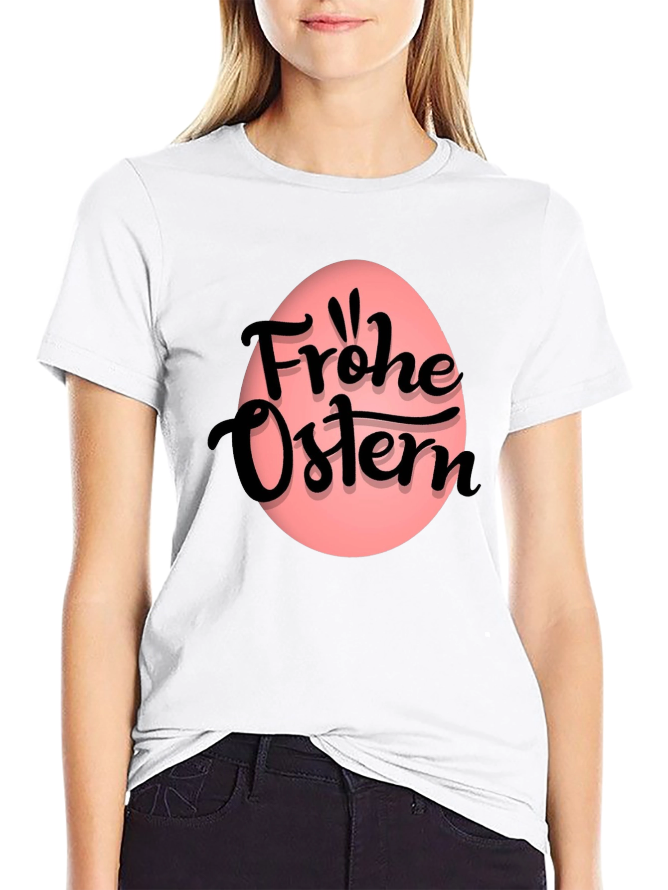 Frohe Ostern Easter Egg T-Shirt