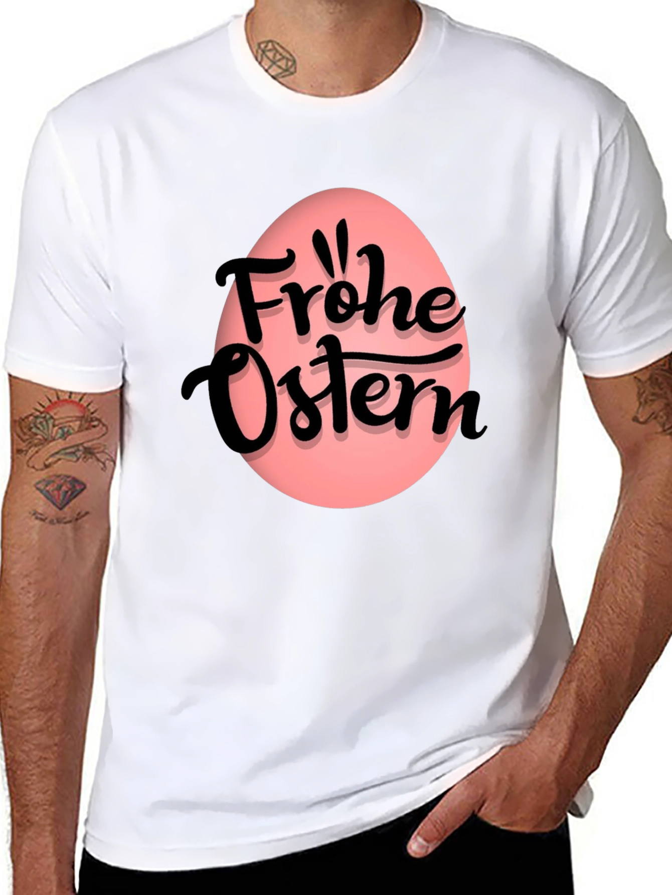 Frohe Ostern Easter Egg T-Shirt