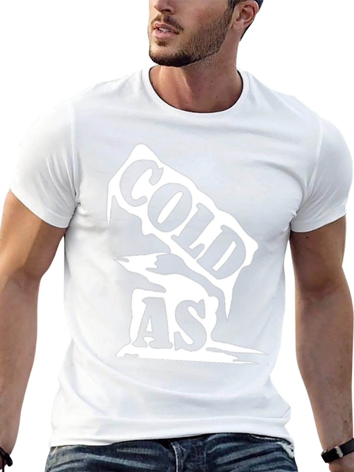 Cold As Ice Graphic Tee - Black Unisex Shirt