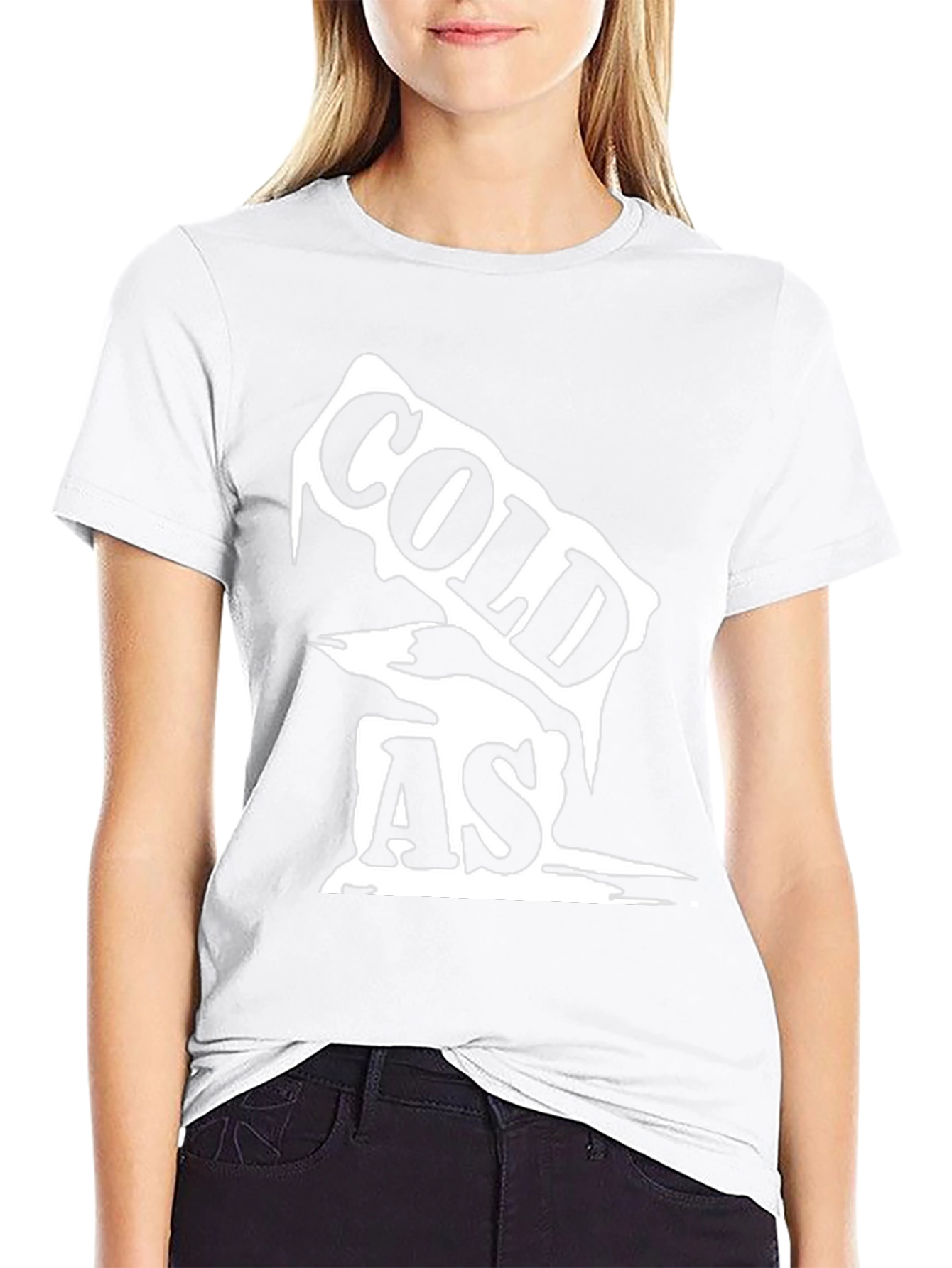 Cold As Ice Graphic Tee - Black Unisex Shirt