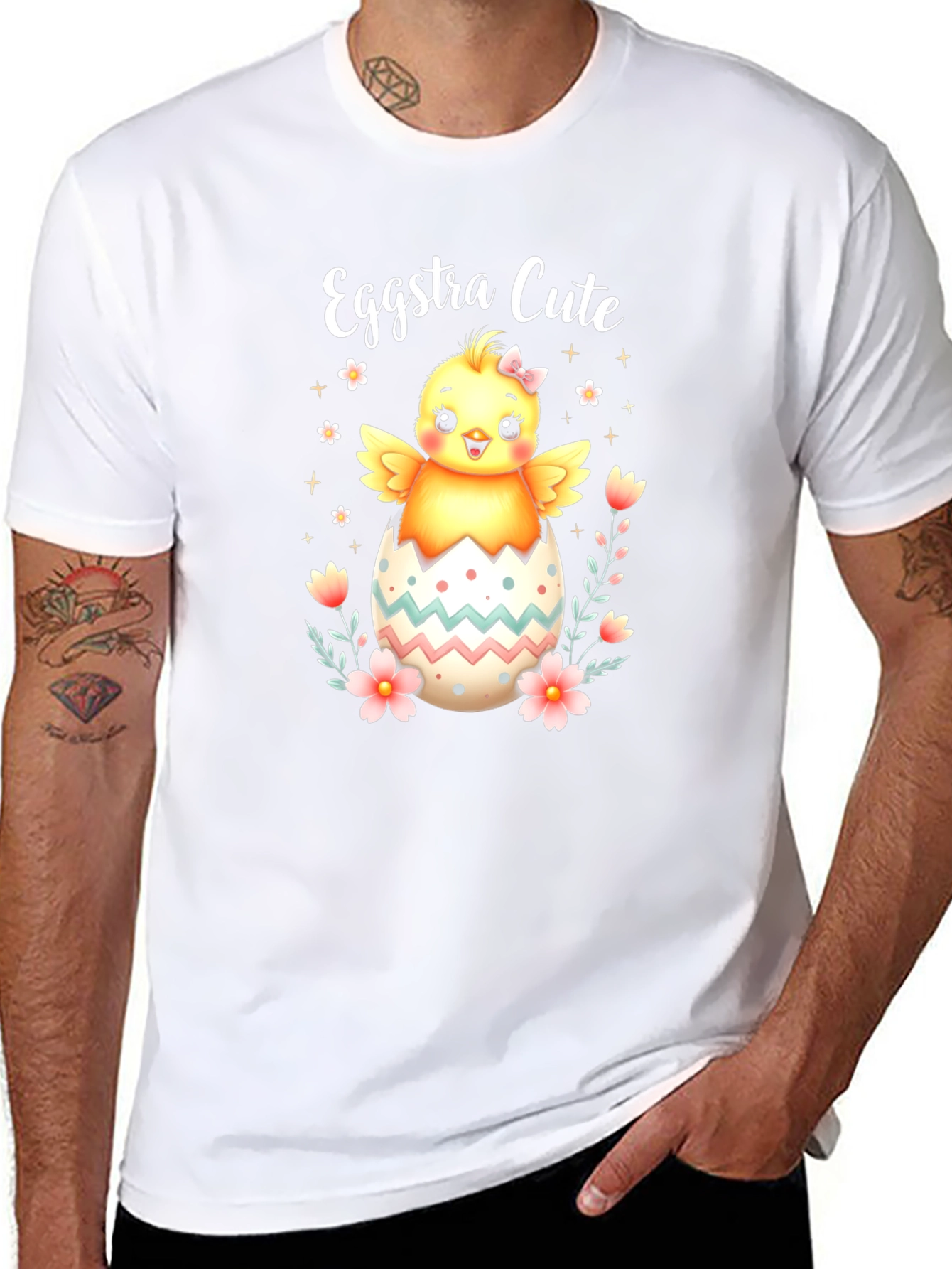 Eggstra Cute Easter Chick T-Shirt