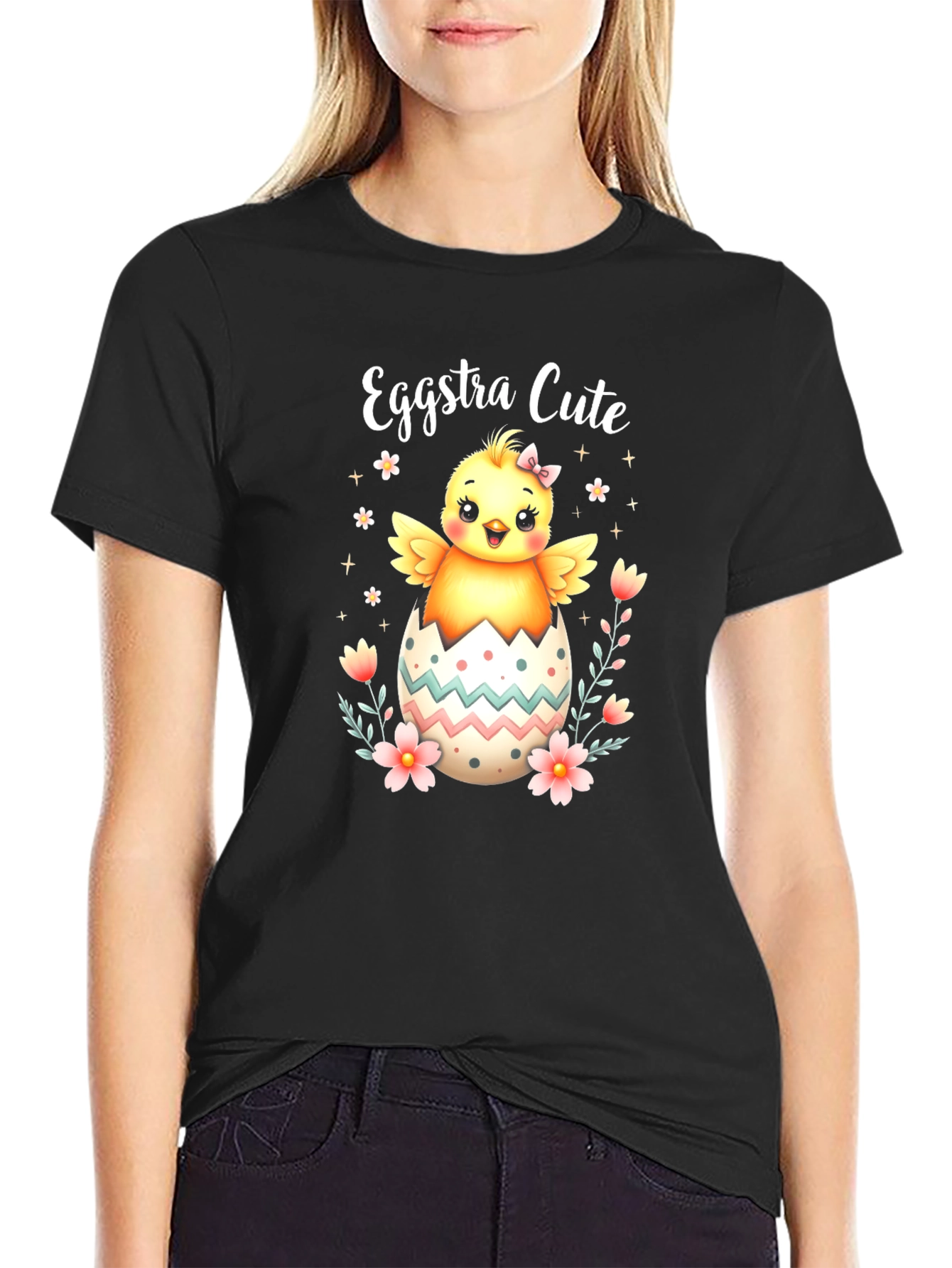Eggstra Cute Easter Chick T-Shirt
