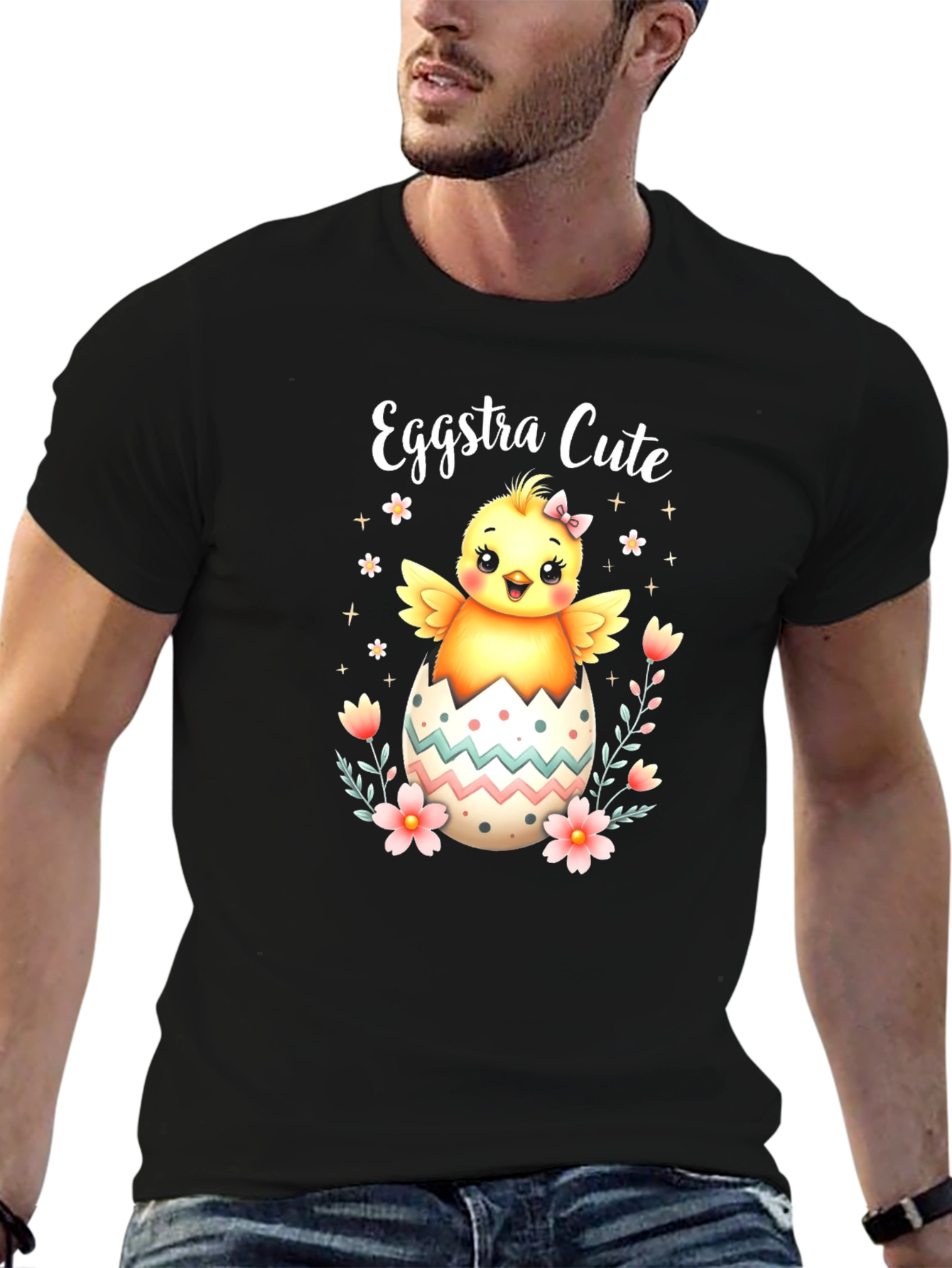 Eggstra Cute Easter Chick T-Shirt