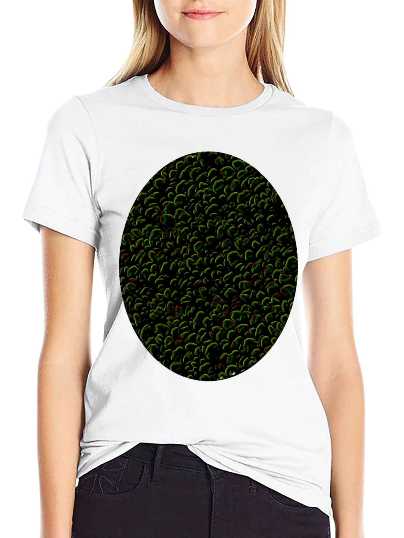 Textured Organic Pattern T-Shirt - Modern Style