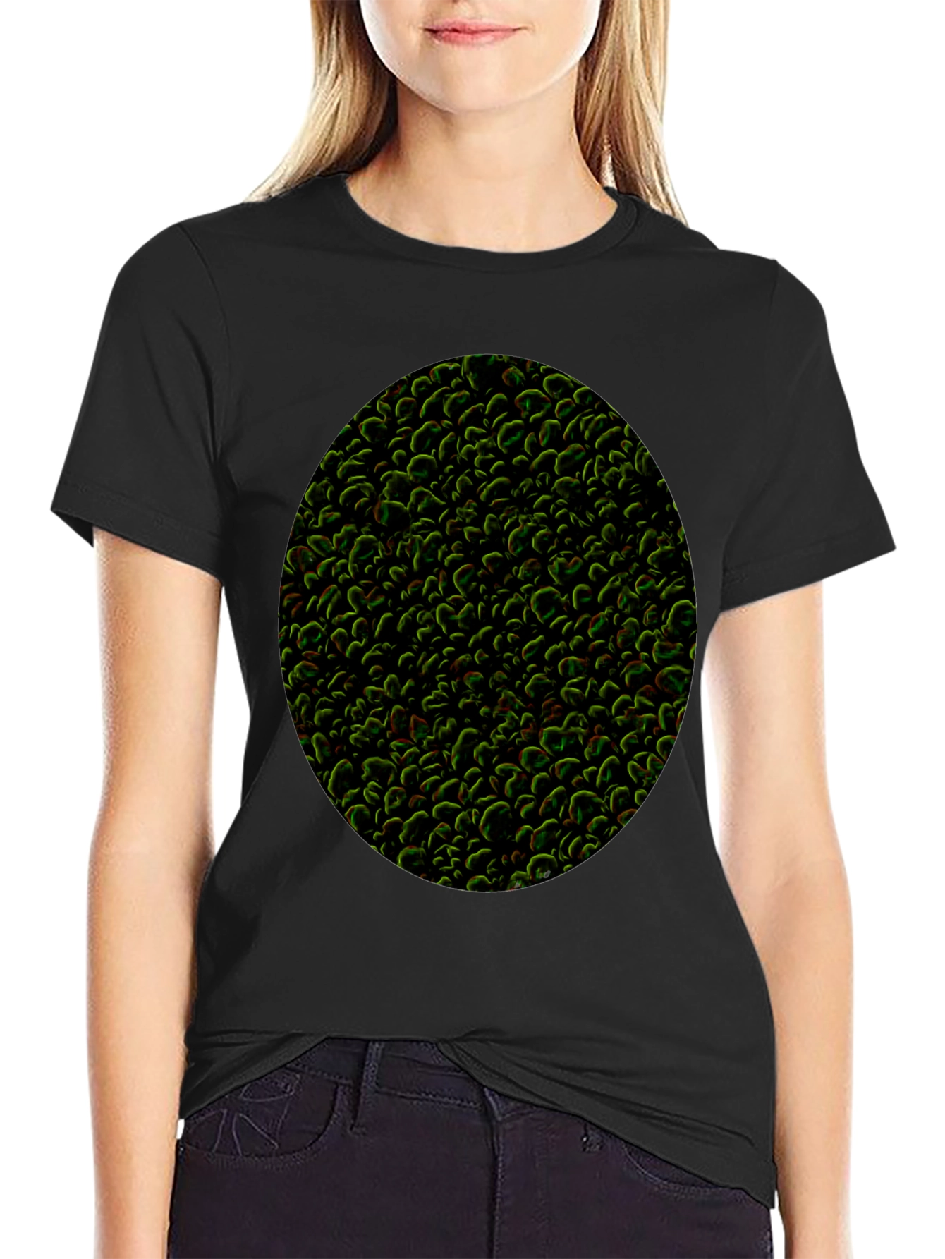 Textured Organic Pattern T-Shirt - Modern Style