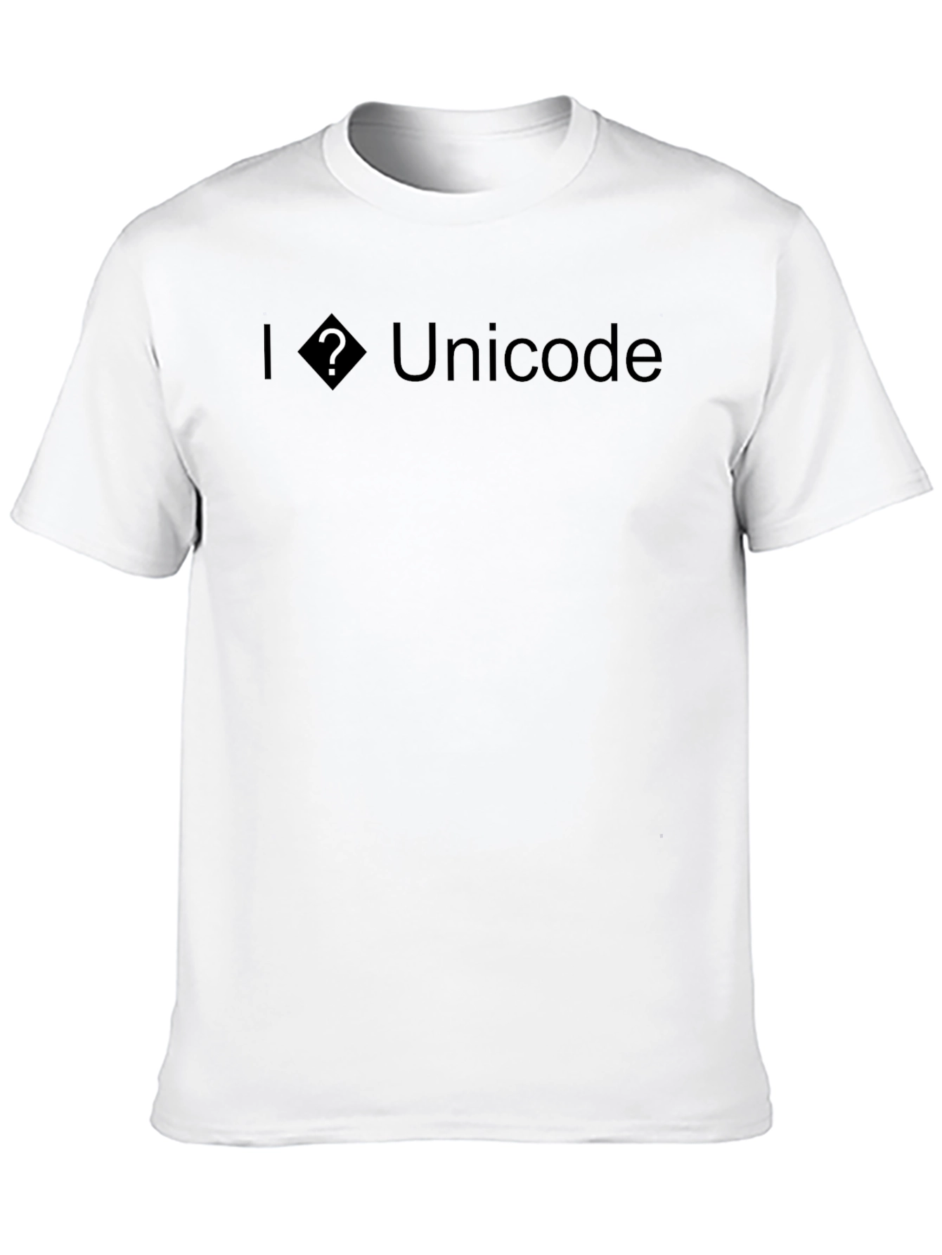 I ♥ Unicode Black T-Shirt - Geek Tee