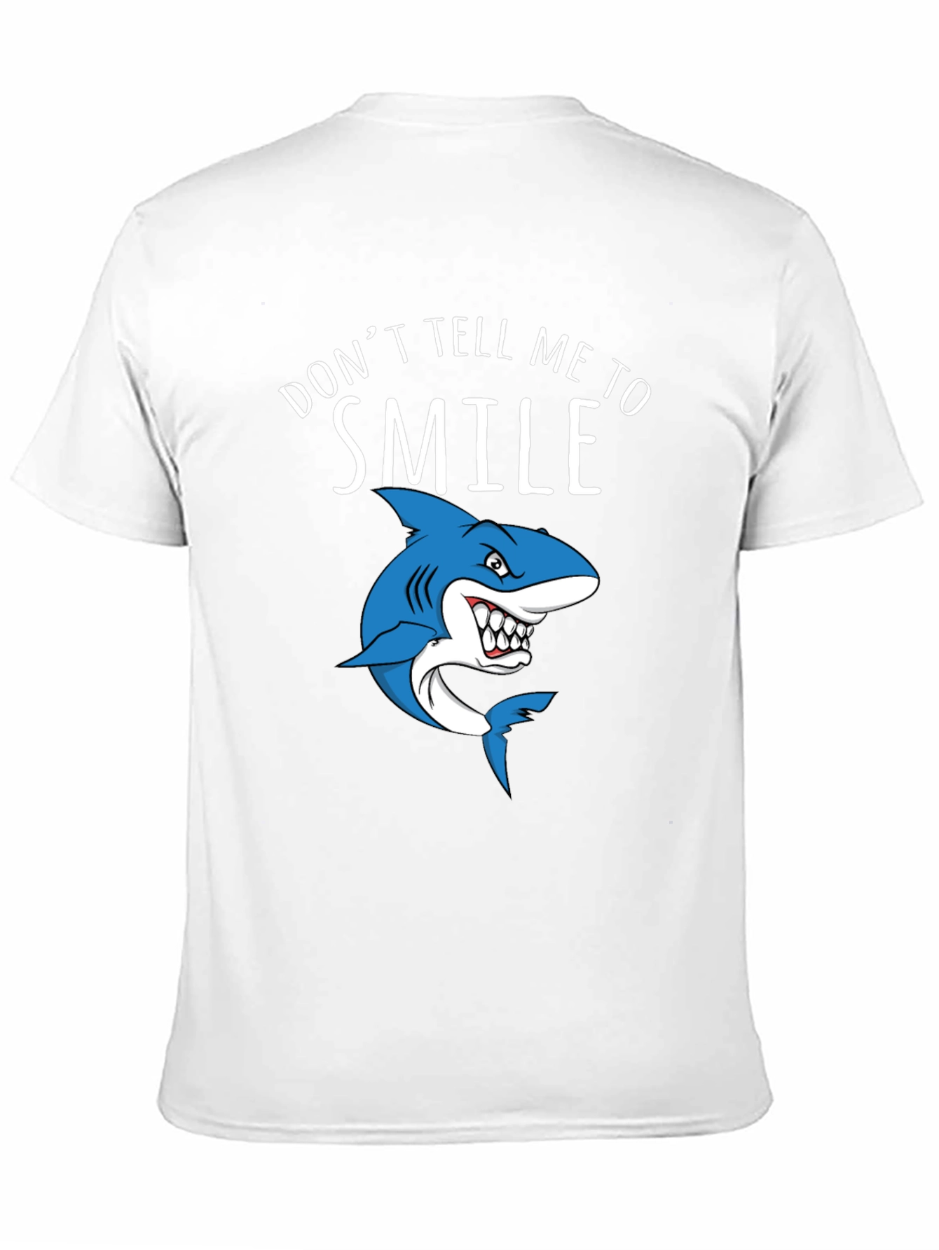 Shark Smile Graphic Tee - Black