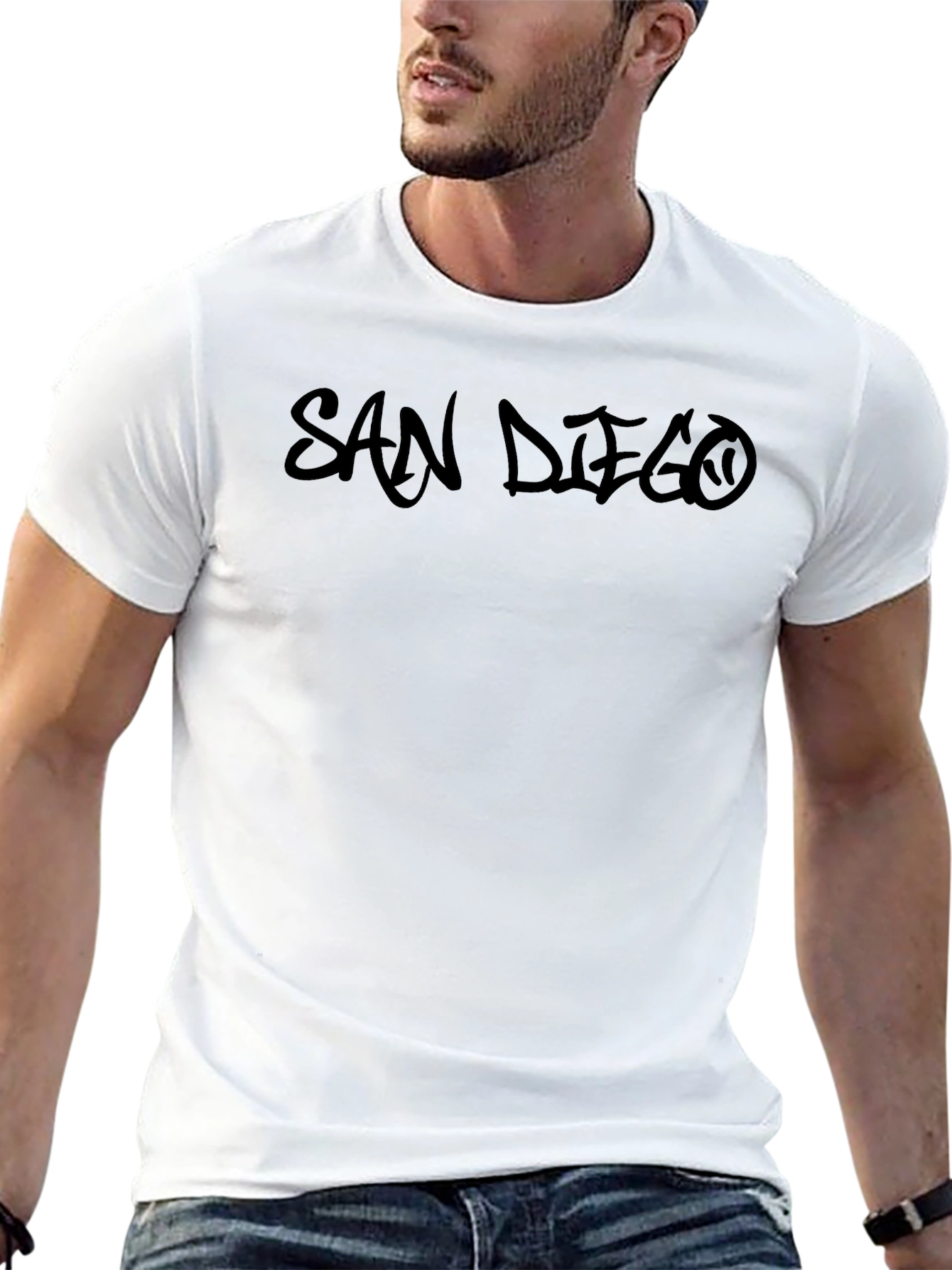 San Diego Graphic Black T-Shirt