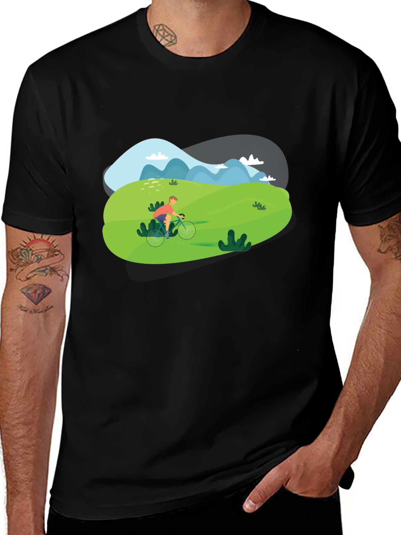 Nature Cycling T-Shirt - Adventure Ready!
