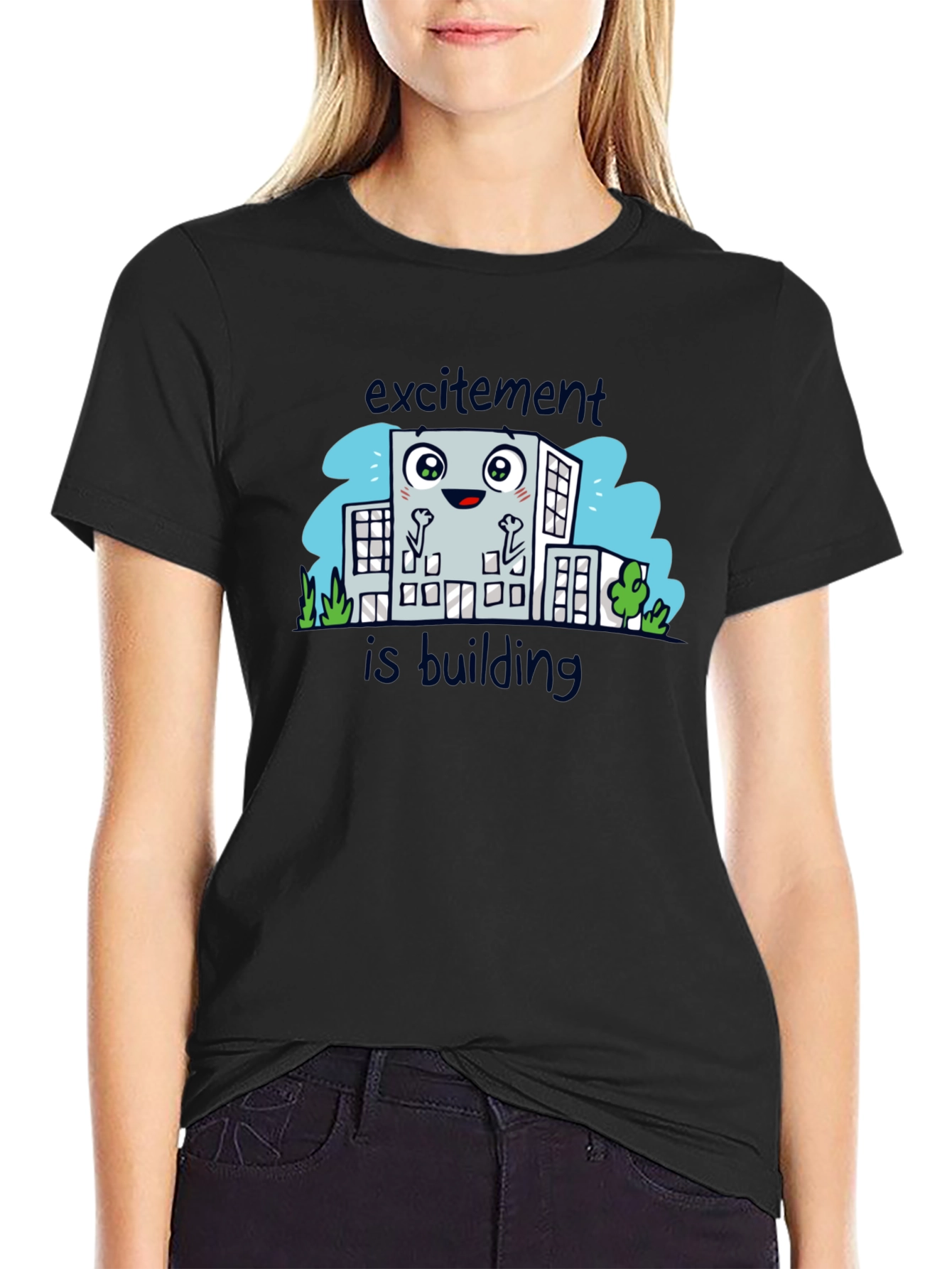 Excitement is Building Cartoon T-Shirt