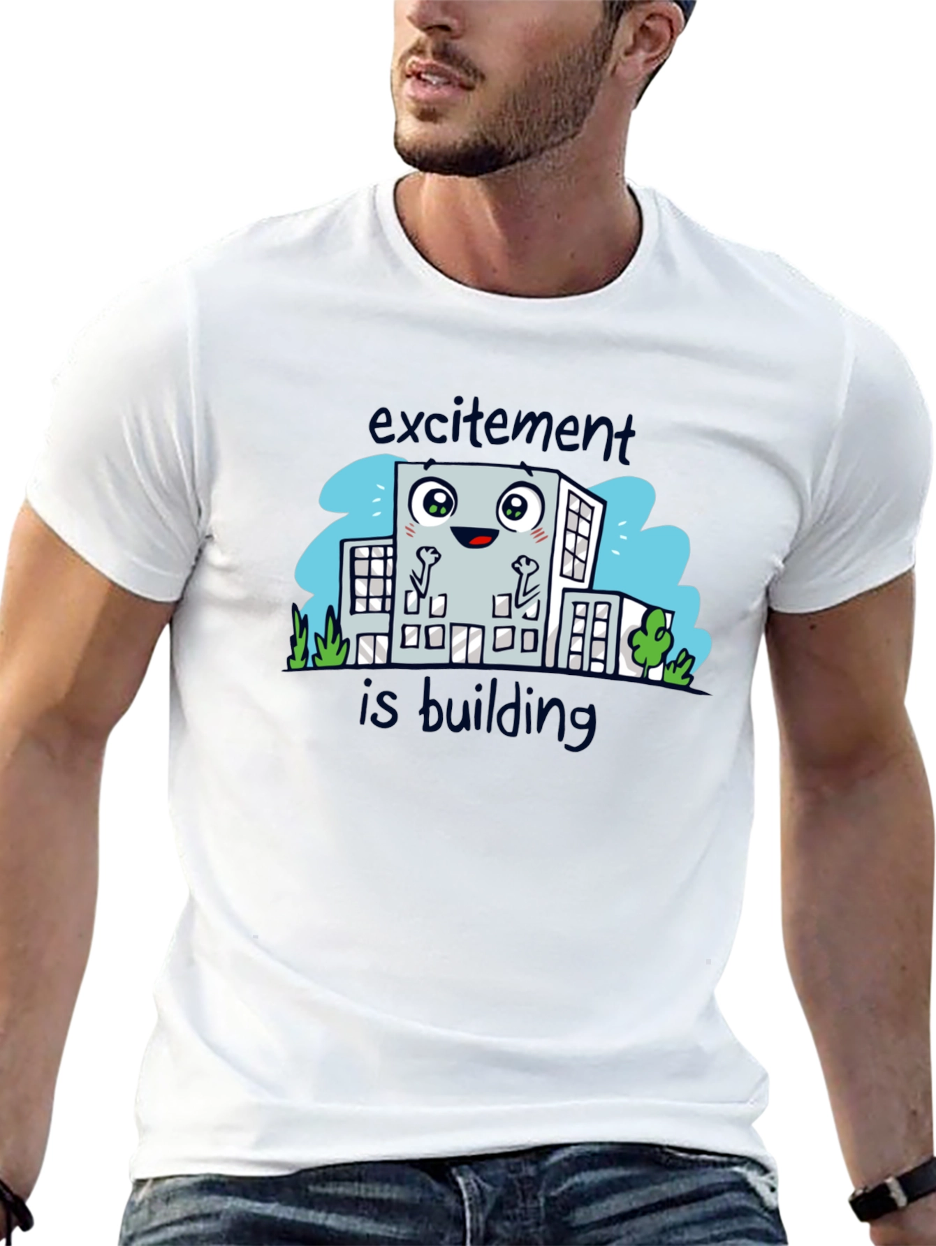 Excitement is Building Cartoon T-Shirt