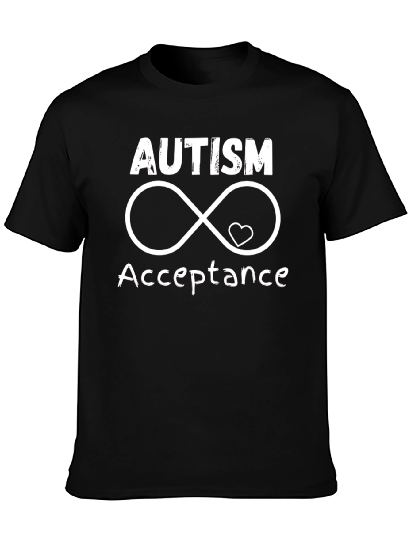 Autism Acceptance T-Shirt Infinity Heart