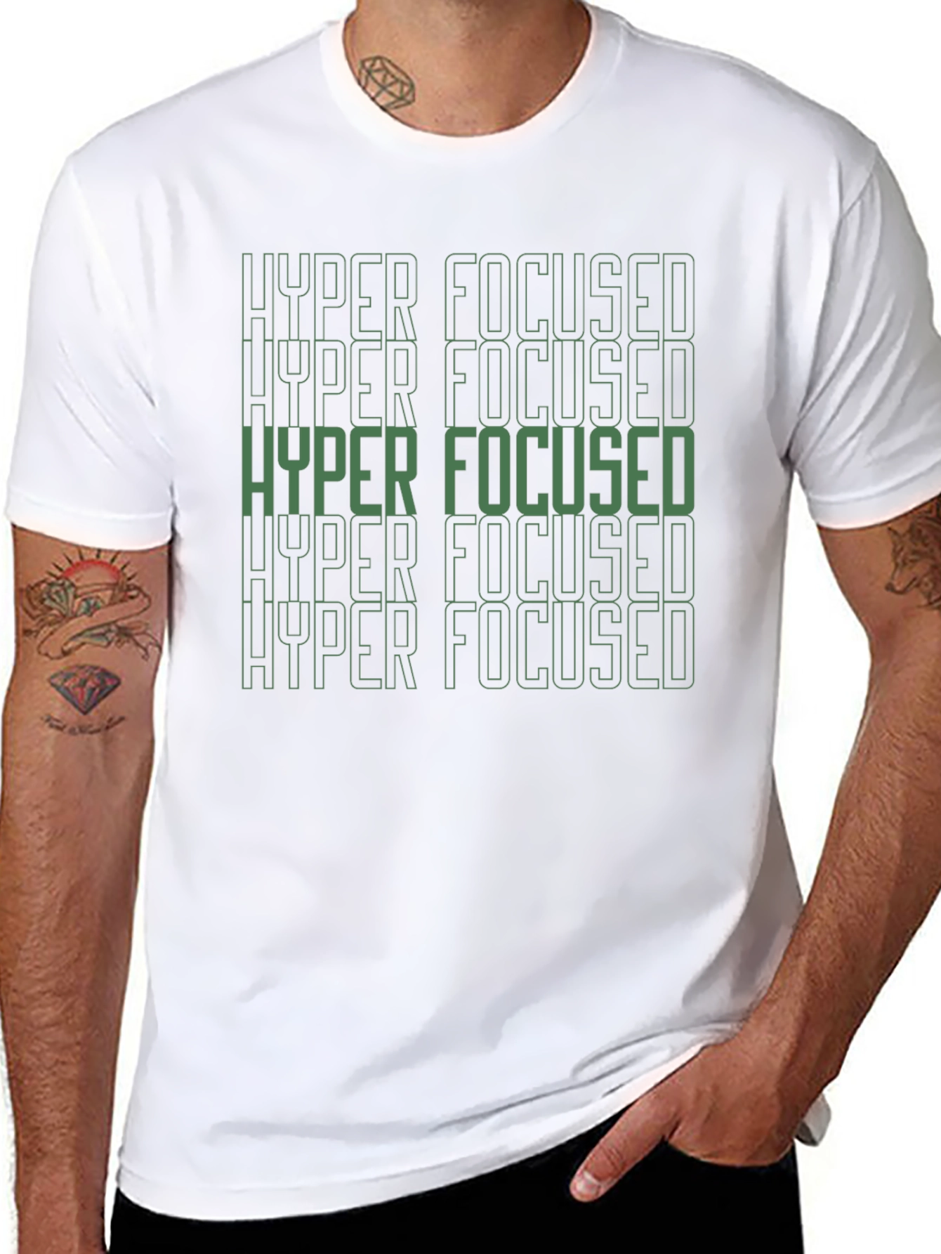 Hyper Focused Graphic Tee - Mens Black T-Shirt