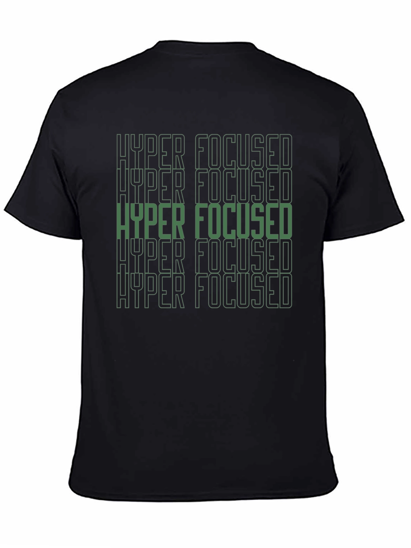 Hyper Focused Graphic Tee - Mens Black T-Shirt