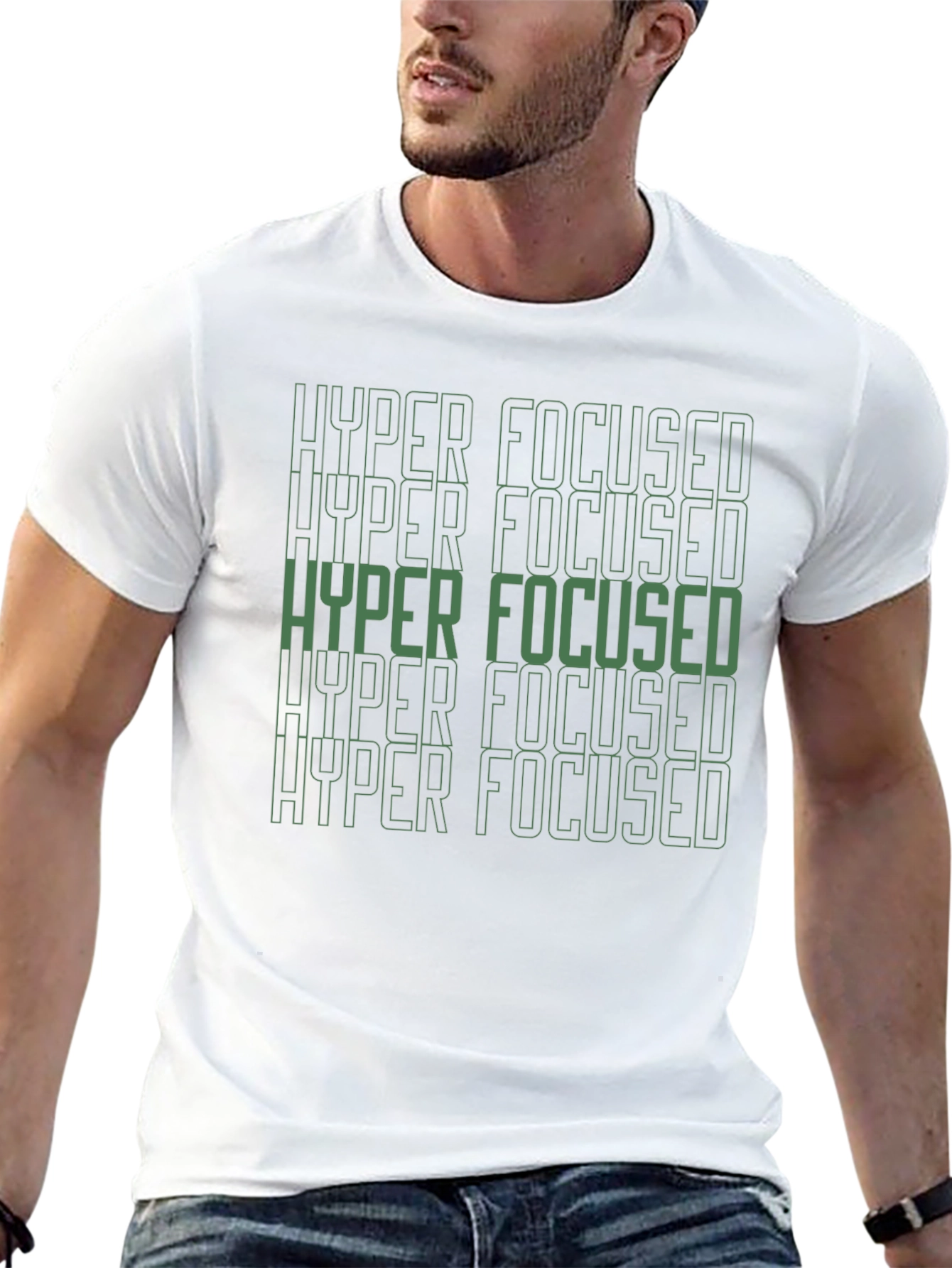 Hyper Focused Graphic Tee - Mens Black T-Shirt