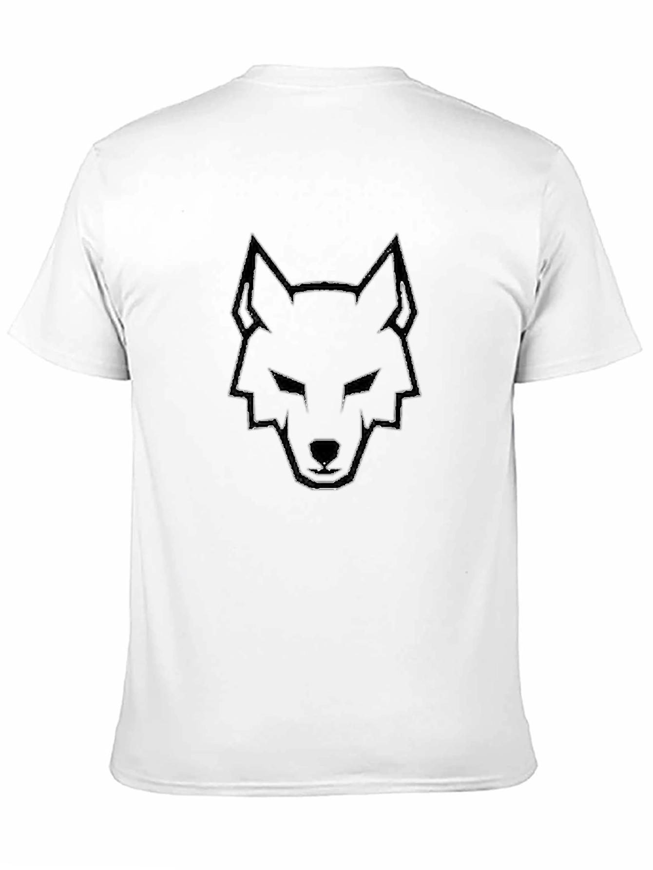 Black Wolf Graphic Tee - Stylish Mens T-Shirt