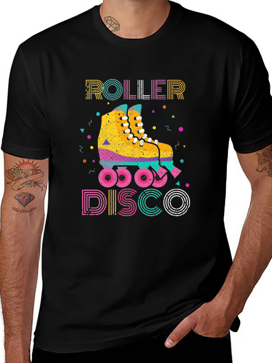 Retro Roller Disco T-Shirt - Vintage Skate Style