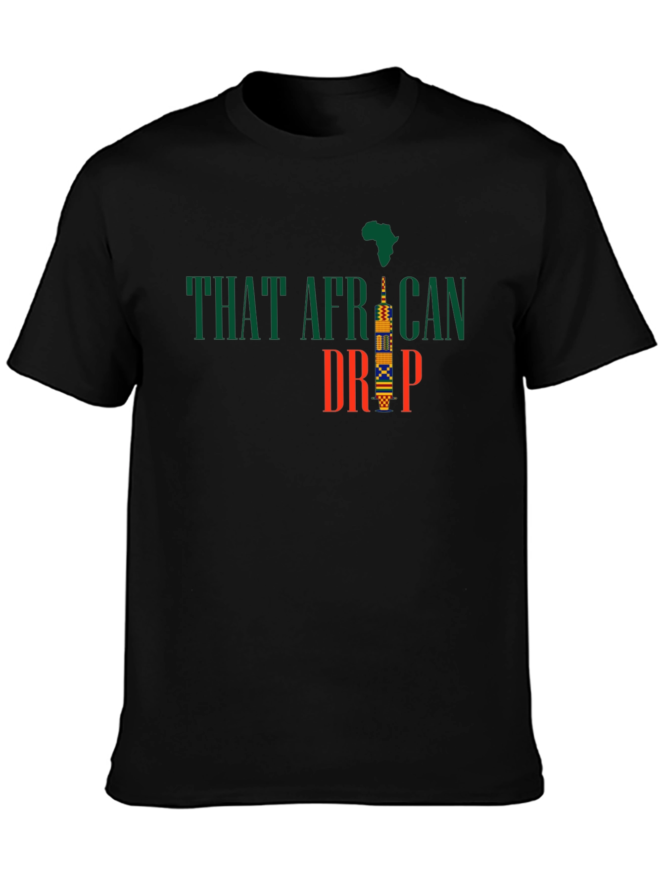 That African Drip Graphic T-Shirt