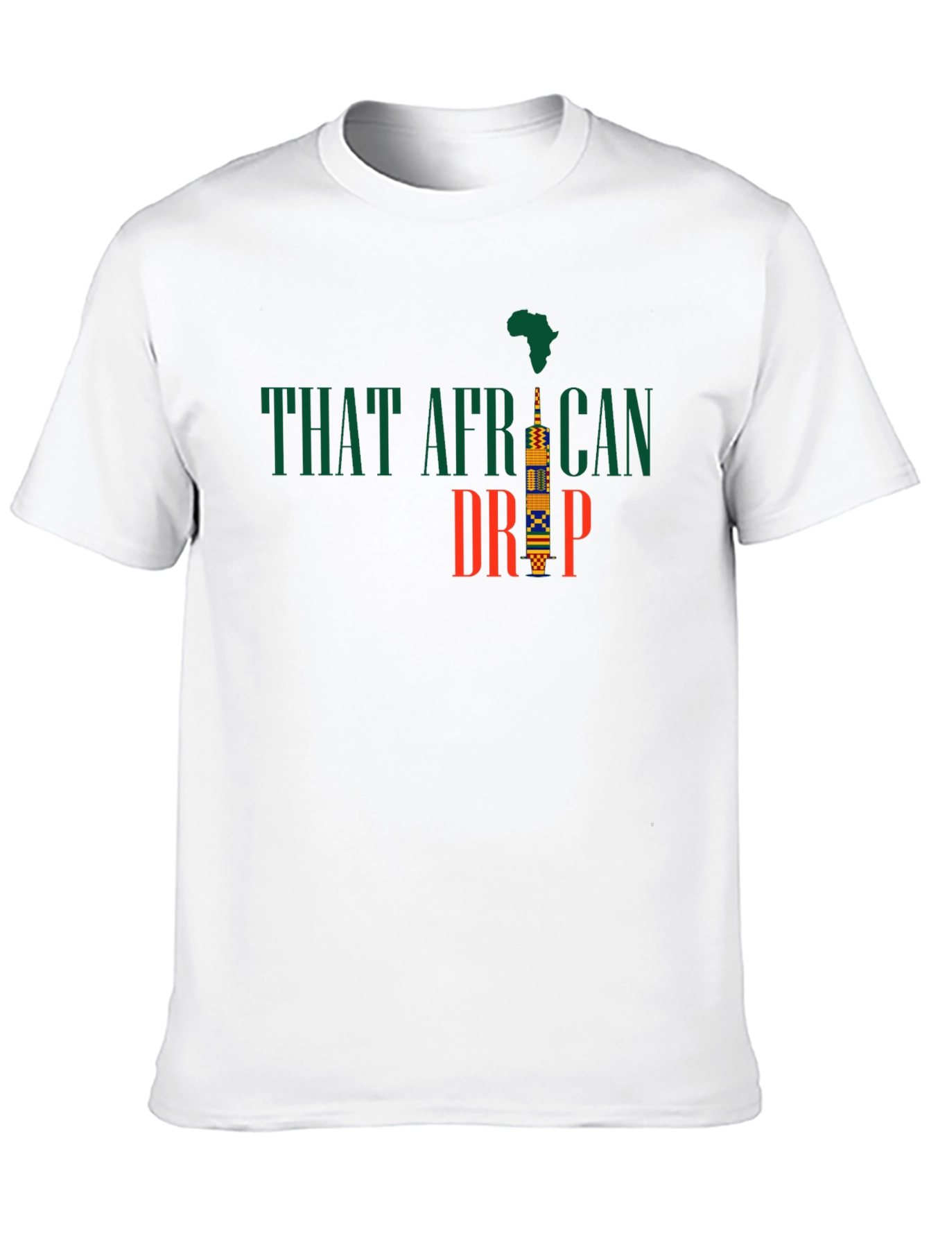 That African Drip Graphic T-Shirt