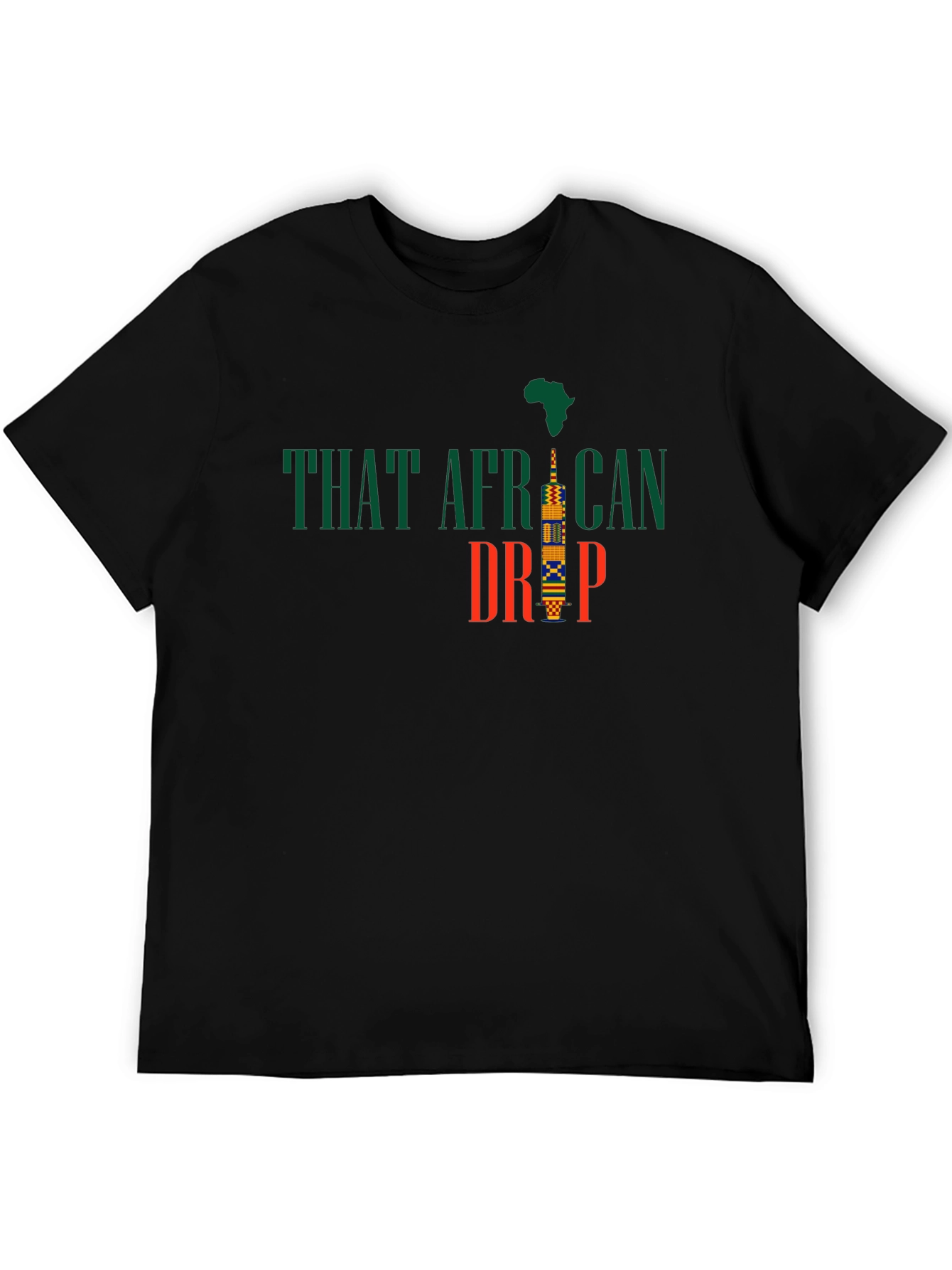 That African Drip Graphic T-Shirt