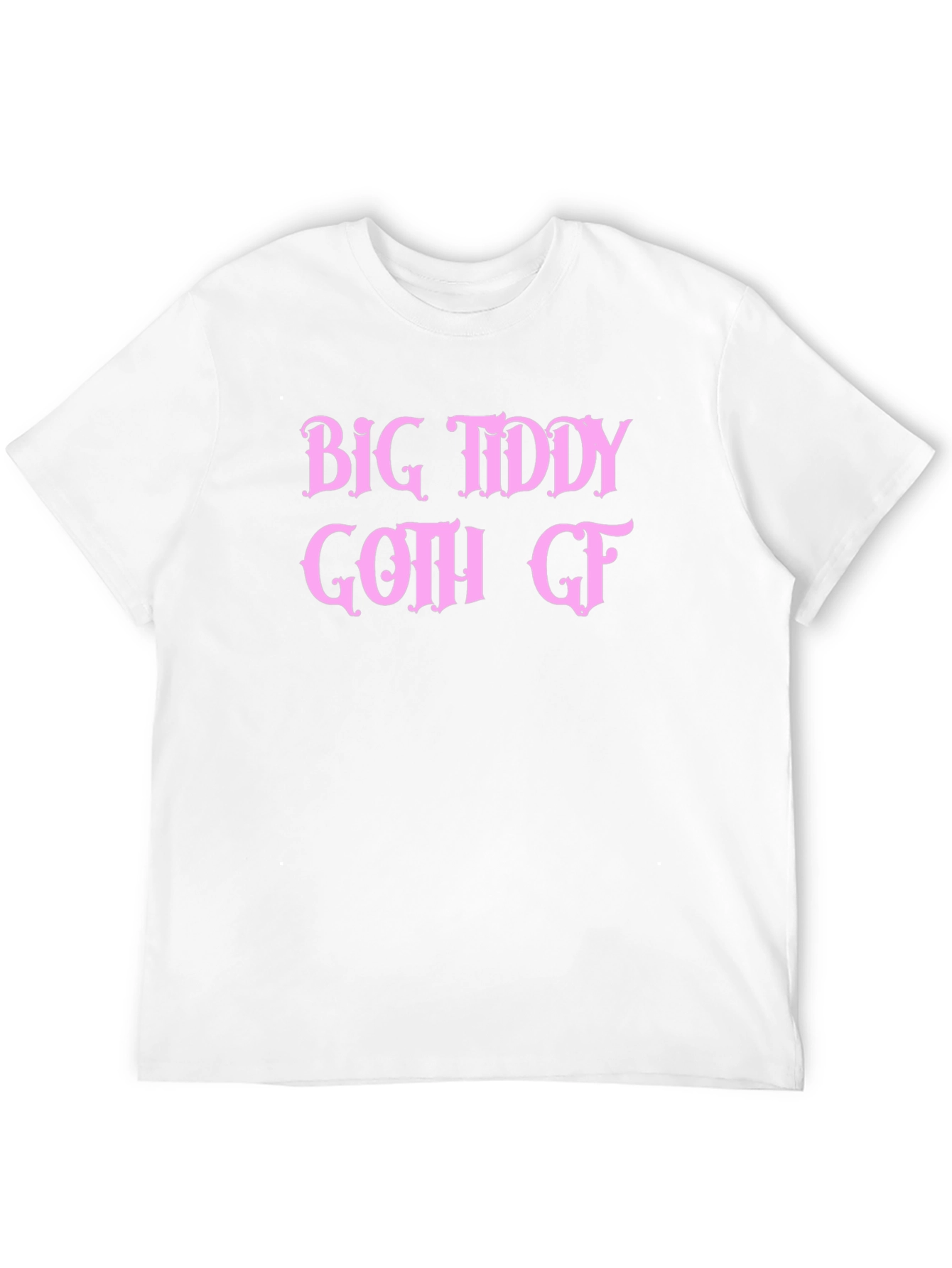 Big Tiddy Goth GF Graphic Tee - Black T-Shirt