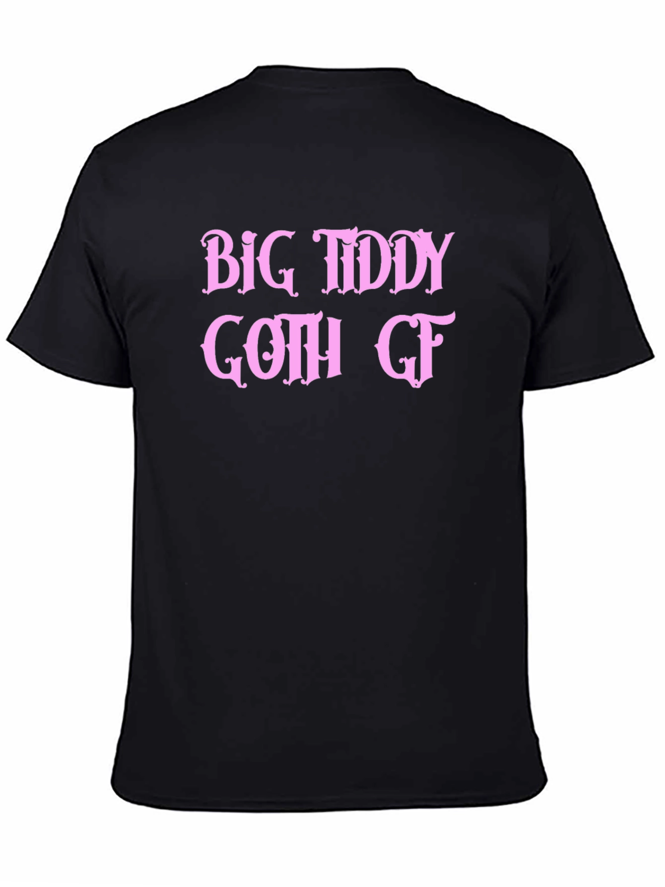 Big Tiddy Goth GF Graphic Tee - Black T-Shirt