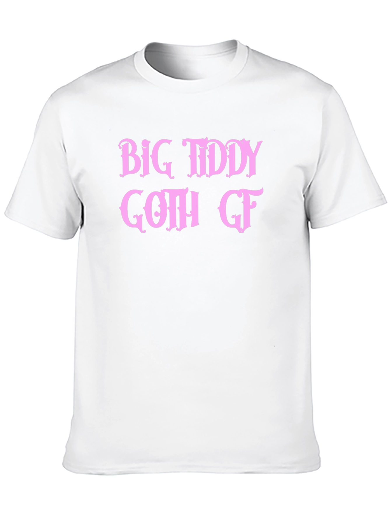 Big Tiddy Goth GF Graphic Tee - Black T-Shirt