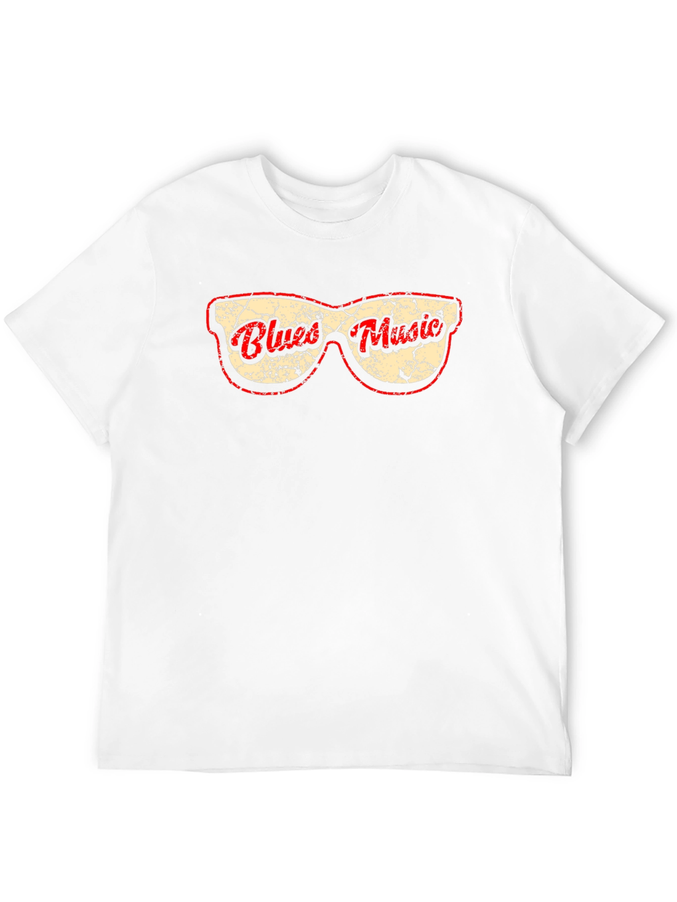 Blues Music Sunglasses Graphic Tee