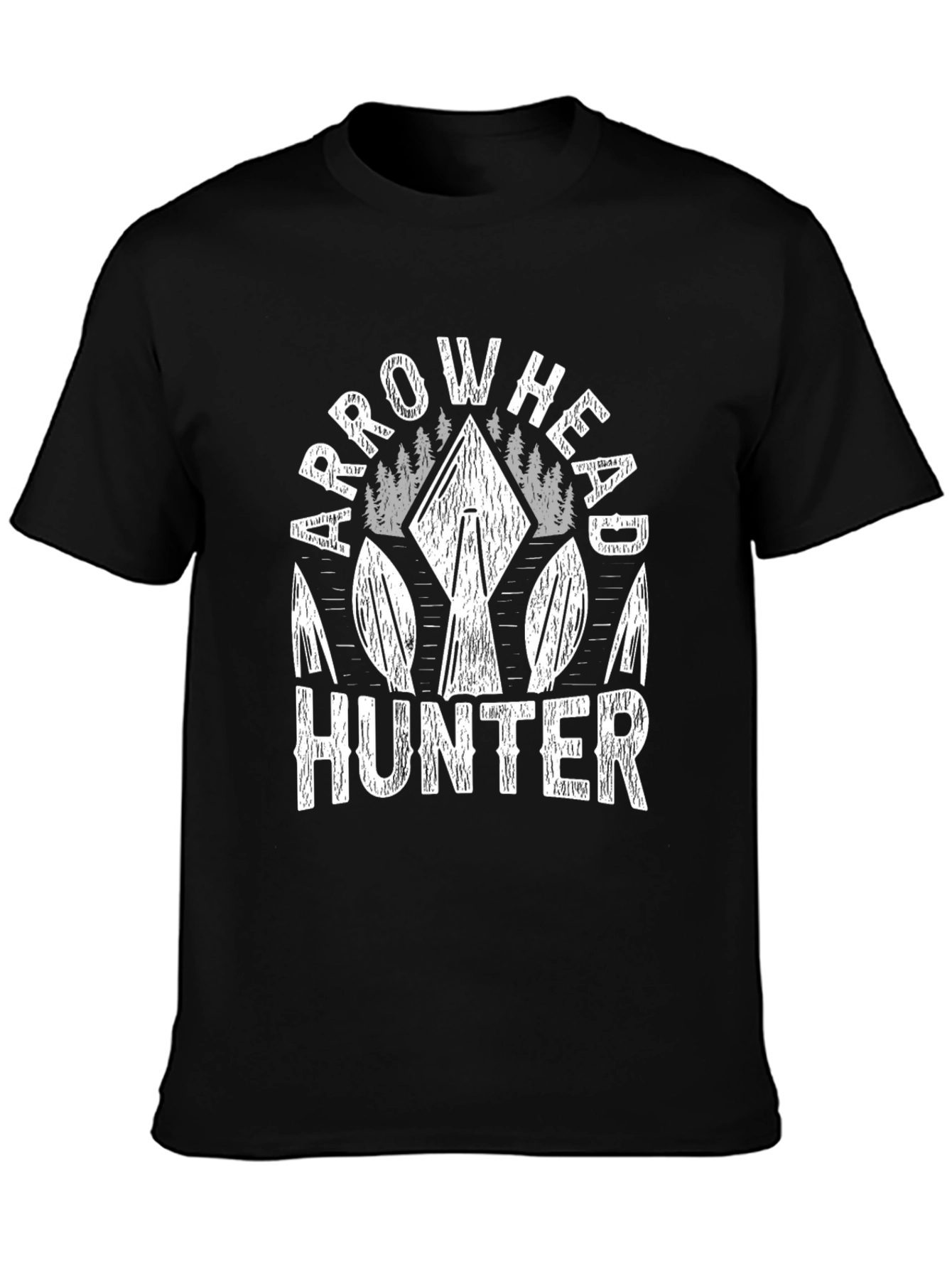 Arrowhead Hunter Graphic T-Shirt - Black