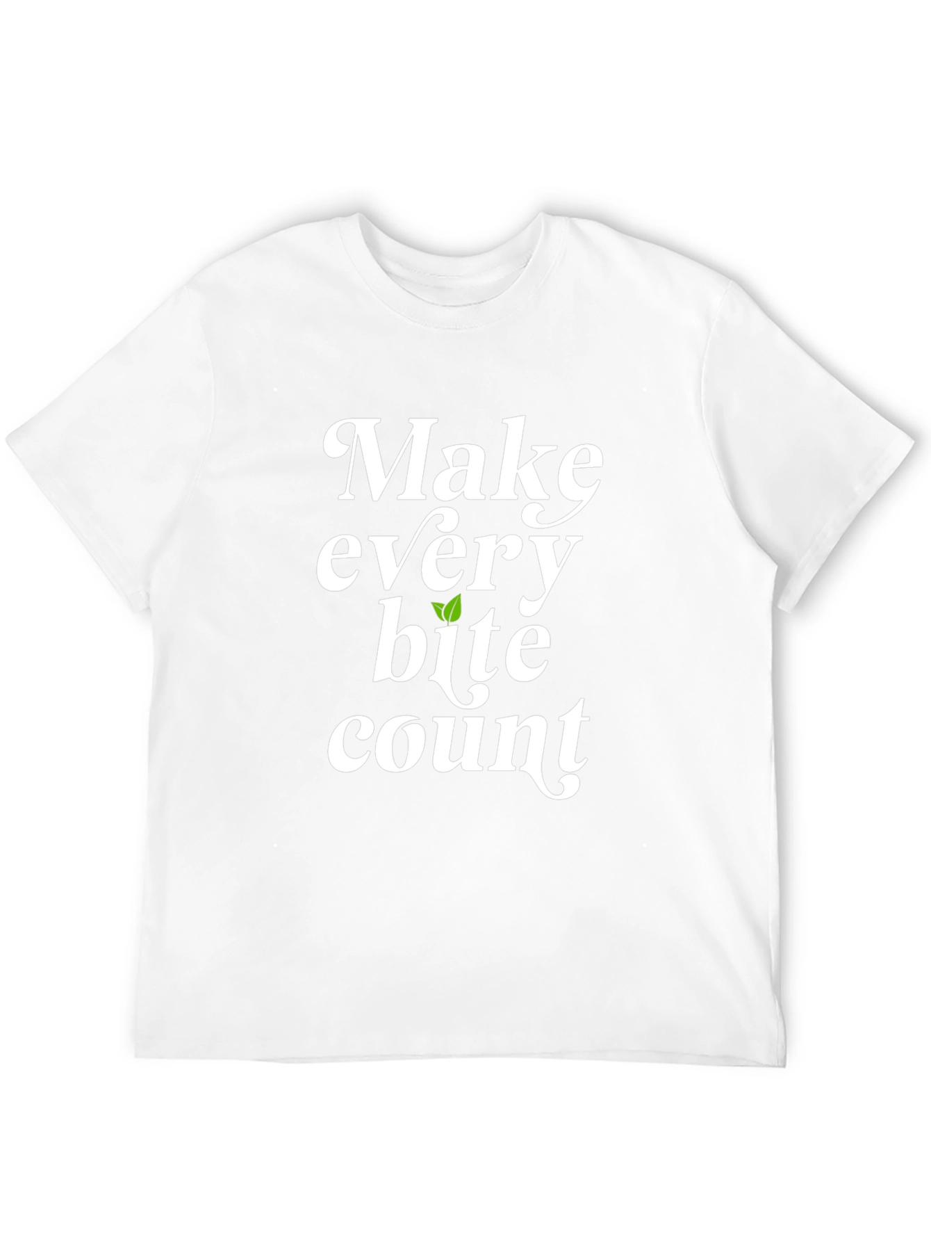 Make Every Bite Count Graphic Tee - Vegan T-Shirt