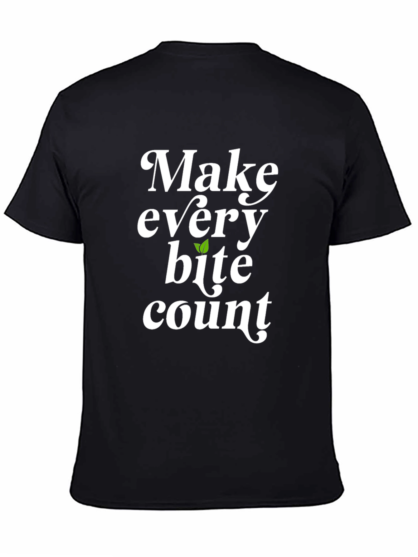 Make Every Bite Count Graphic Tee - Vegan T-Shirt