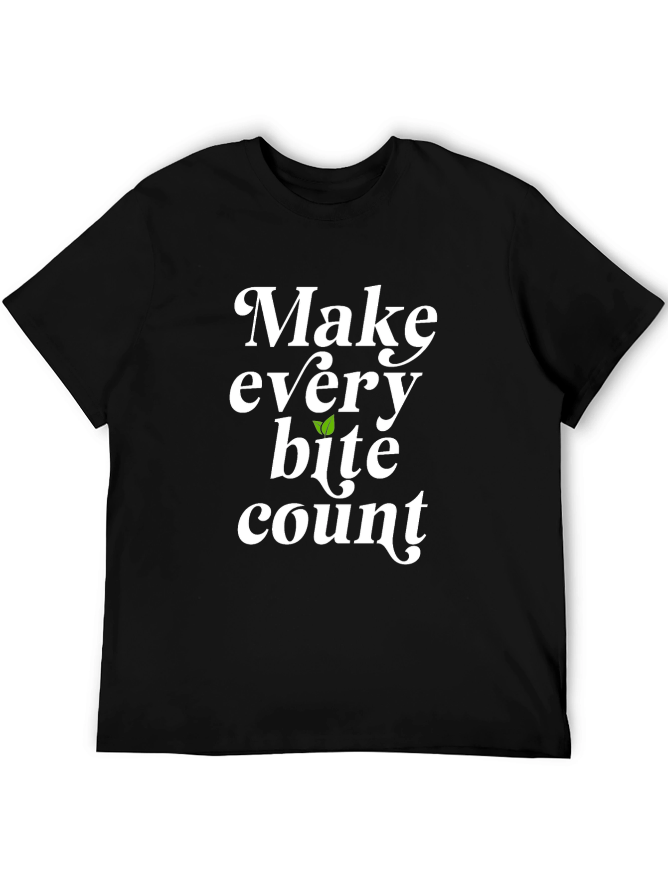 Make Every Bite Count Graphic Tee - Vegan T-Shirt