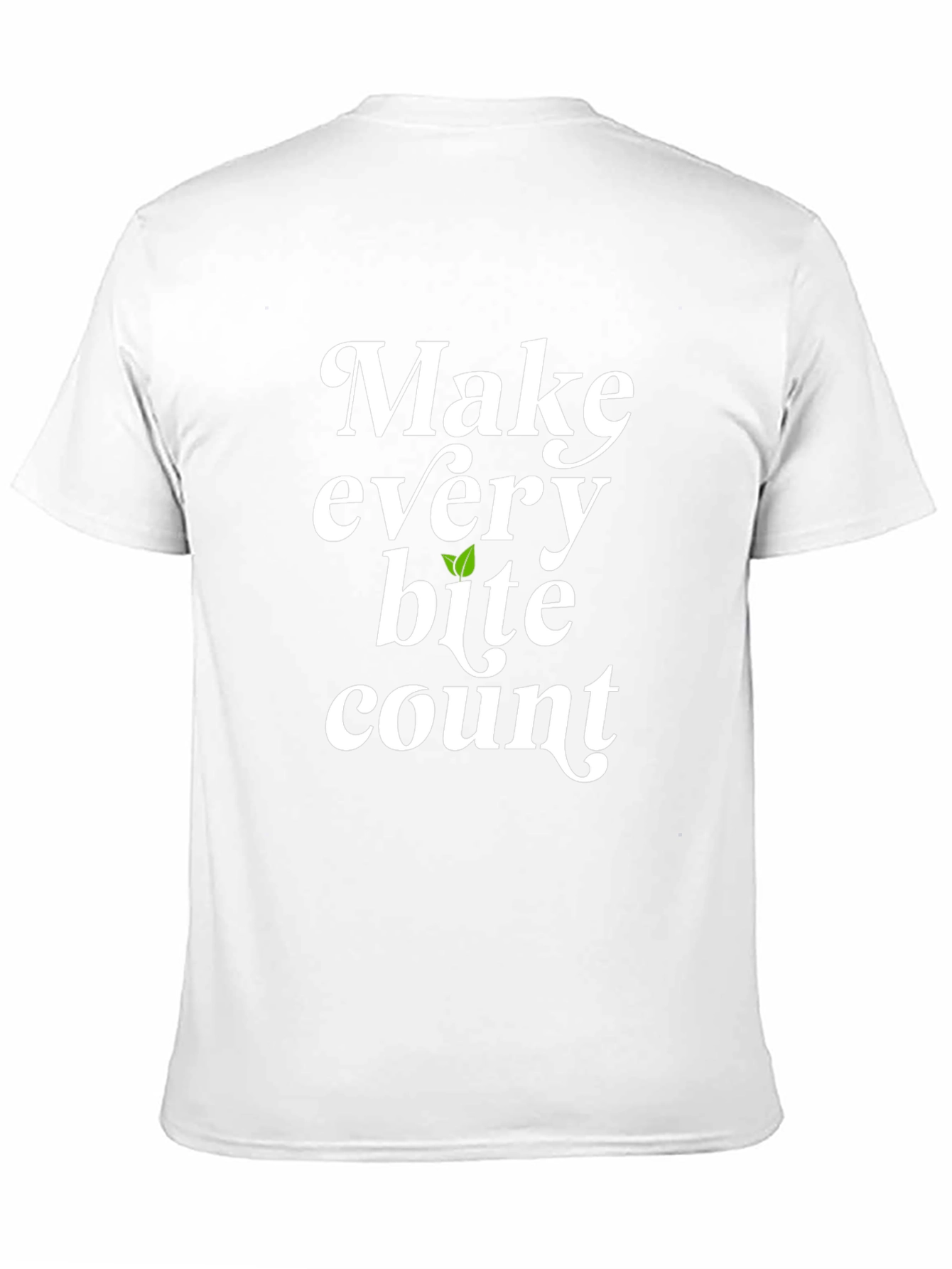 Make Every Bite Count Graphic Tee - Vegan T-Shirt