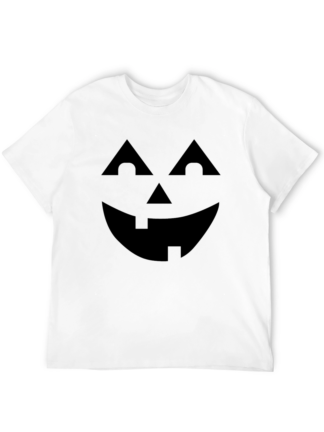 Halloween Pumpkin Face Graphic Tee