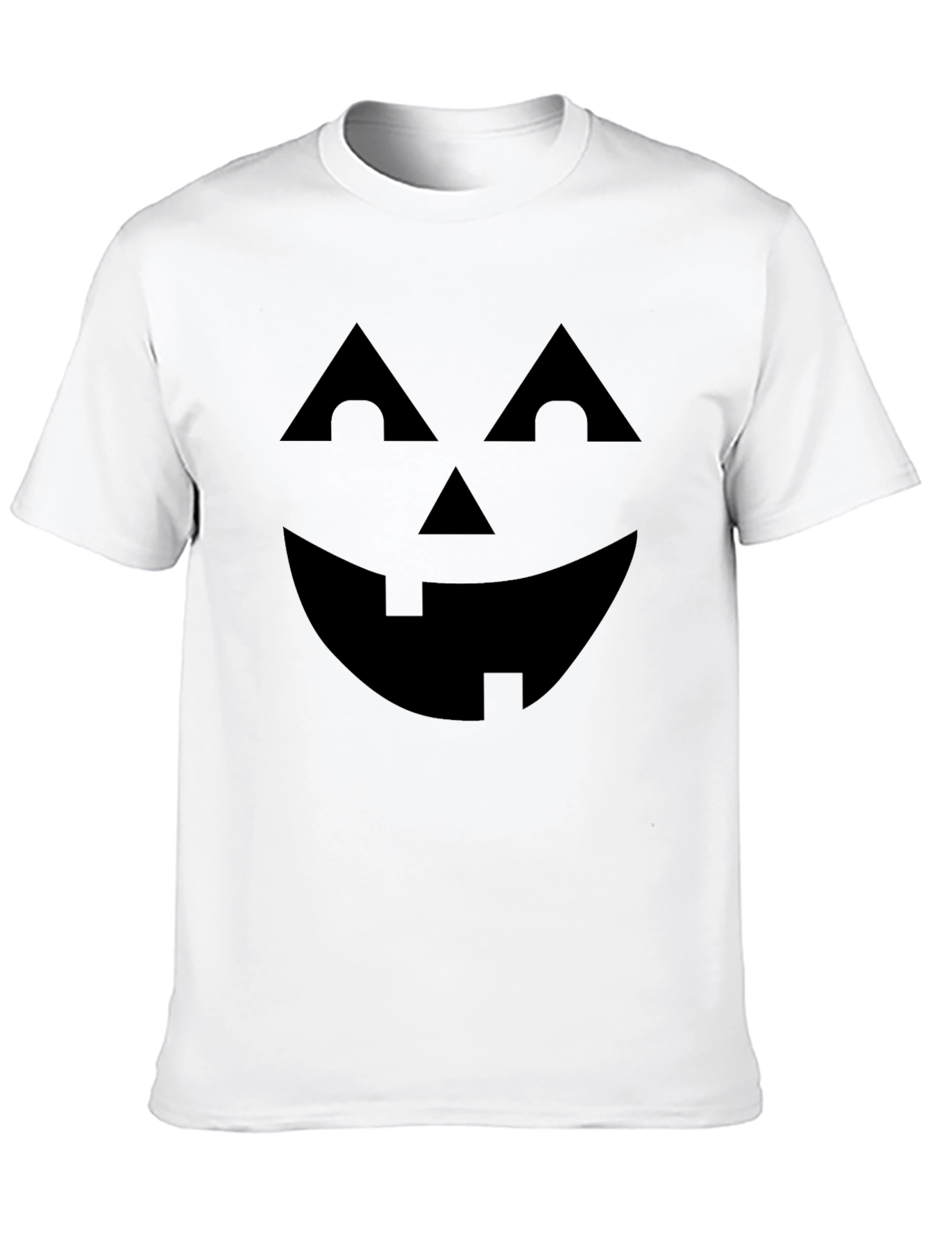Halloween Pumpkin Face Graphic Tee