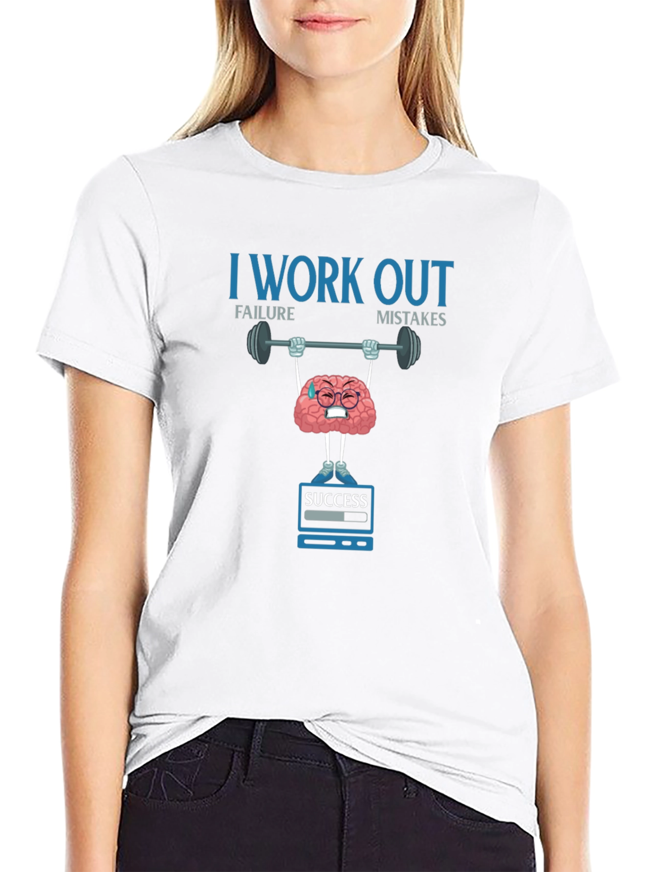 I Work Out Brain Training T-Shirt