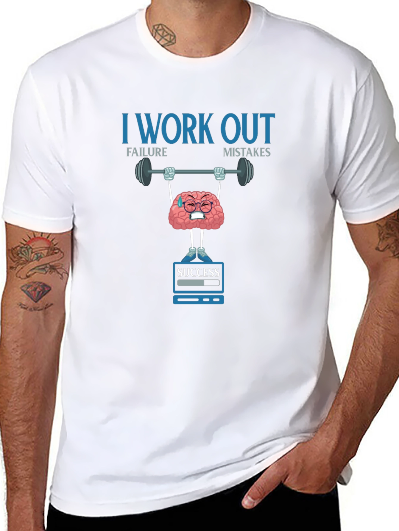 I Work Out Brain Training T-Shirt